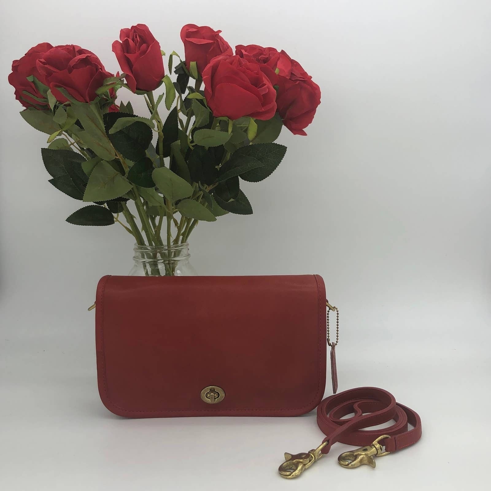 Deals Coach vintage red purse