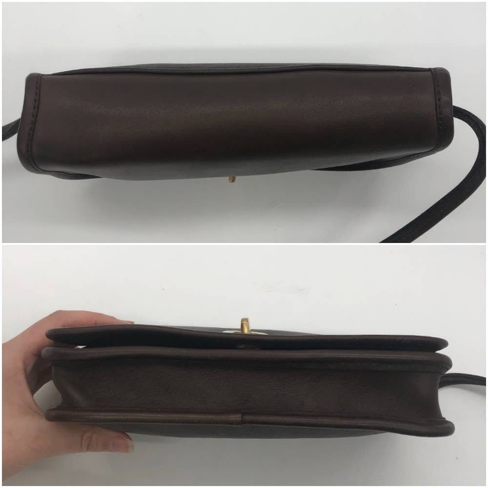 Vintage Coach NYC Dinky Bag 9375 Brown 1980s
