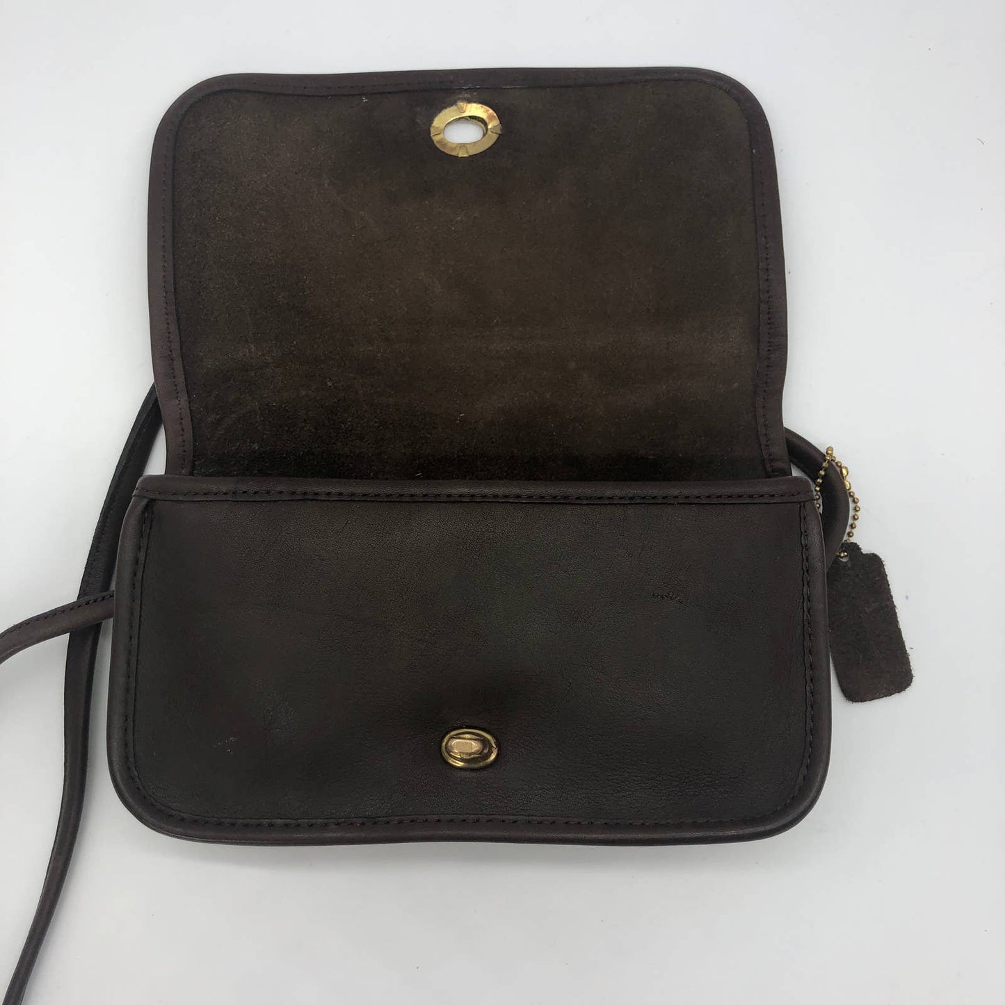 Vintage Coach NYC Dinky Bag 9375 Brown 1980s