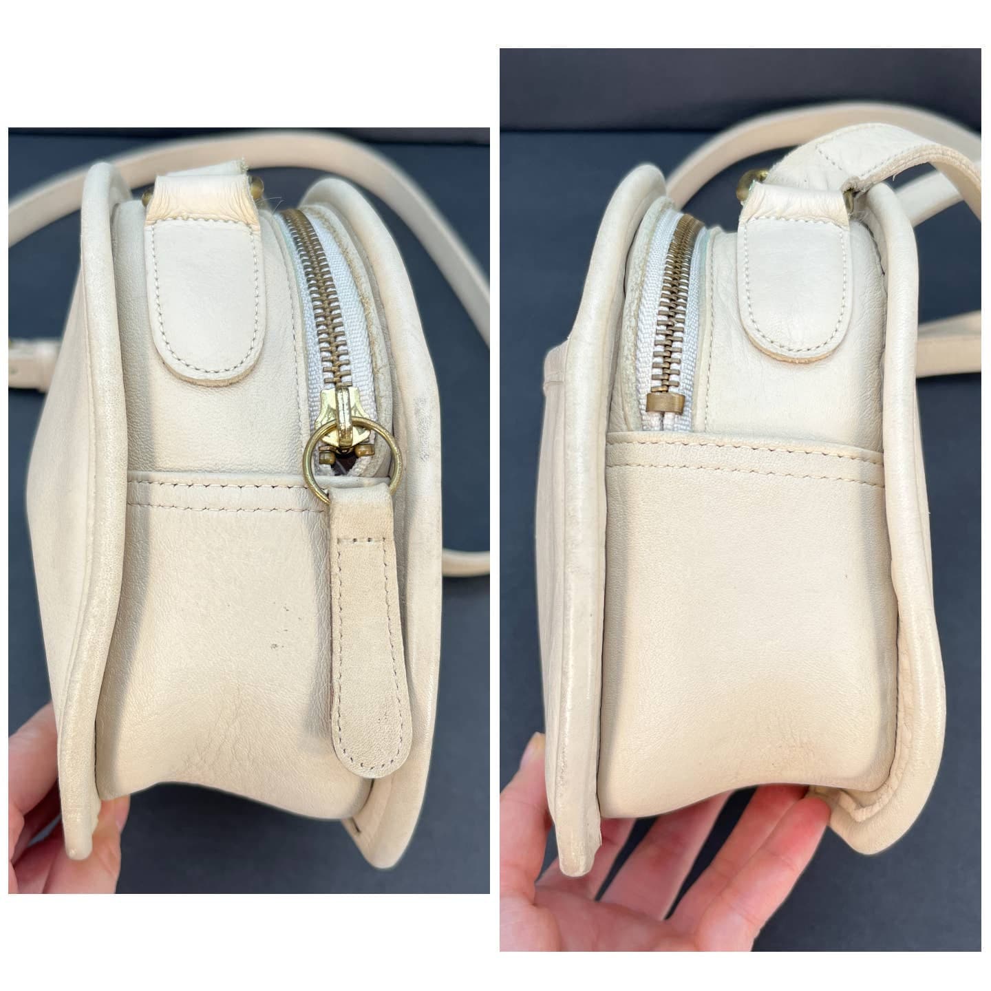 Vintage Coach Chester Bag 9901 Bone USA 1994