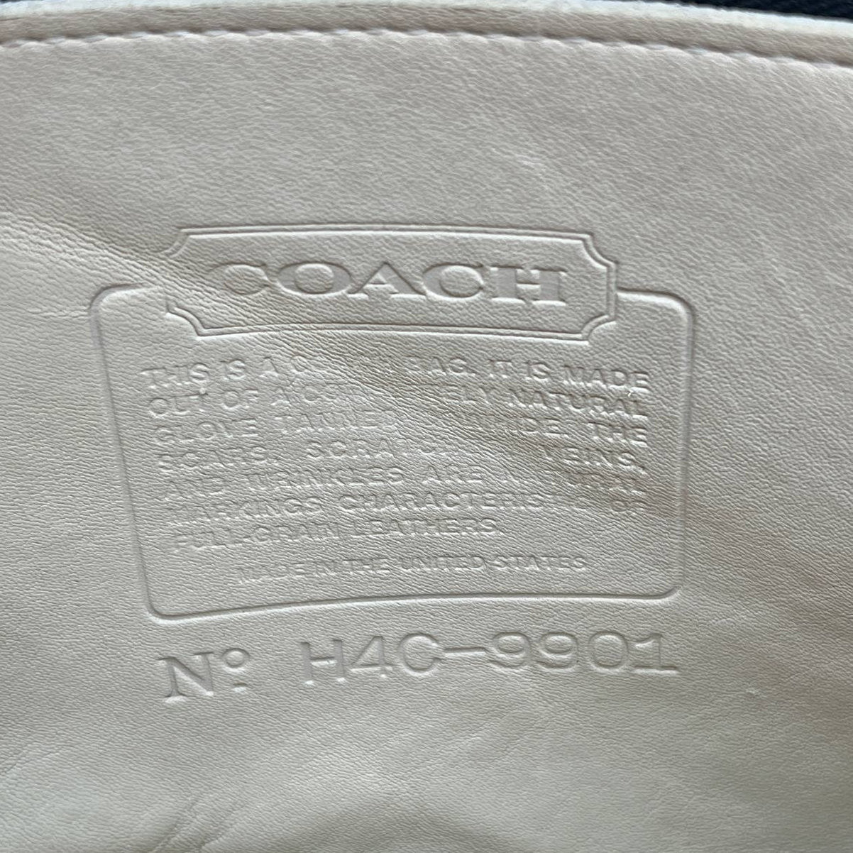 Vintage Coach Chester Bag 9901 Bone USA 1994