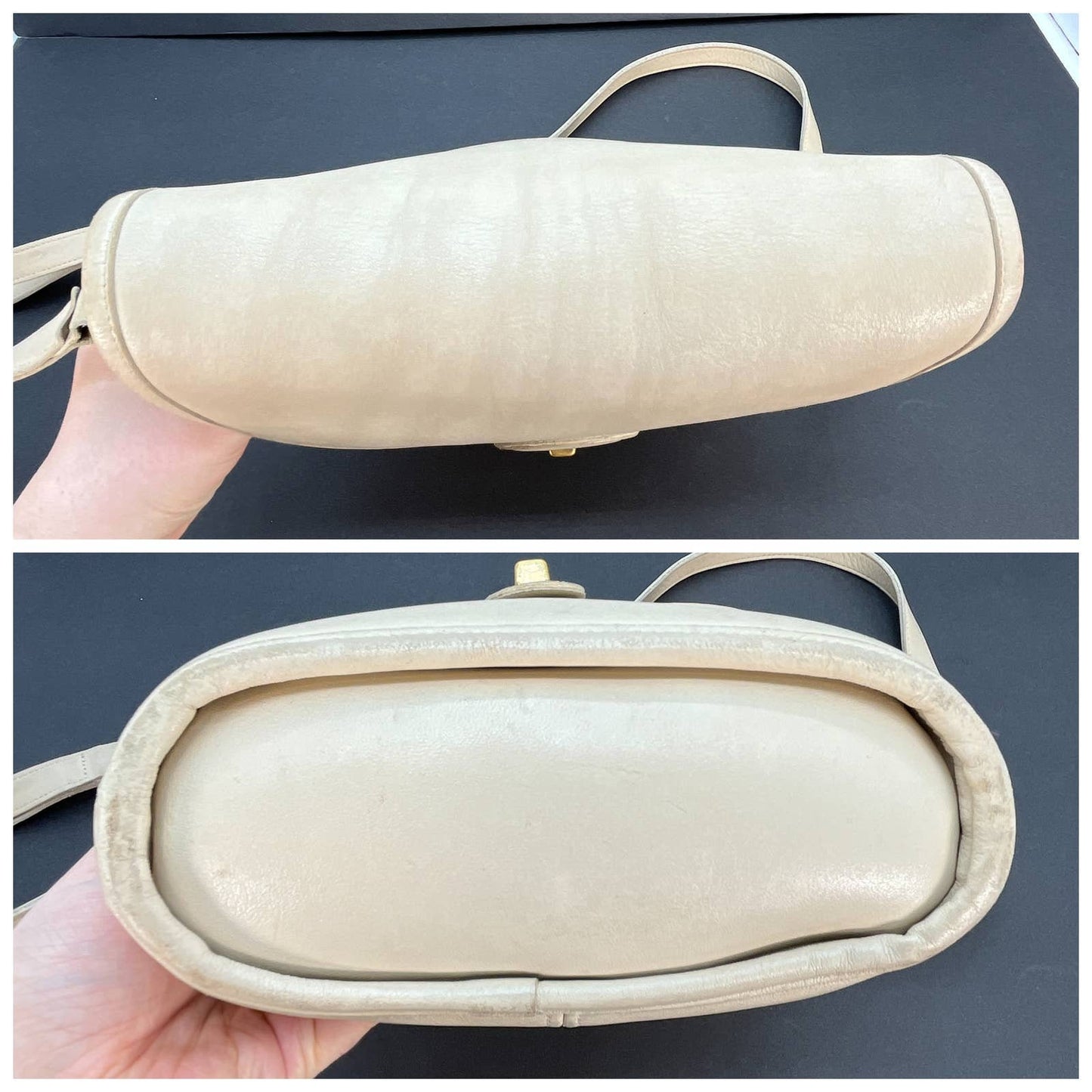 Vintage Coach Bradley Bucket Bag 9936 Bone USA 1995