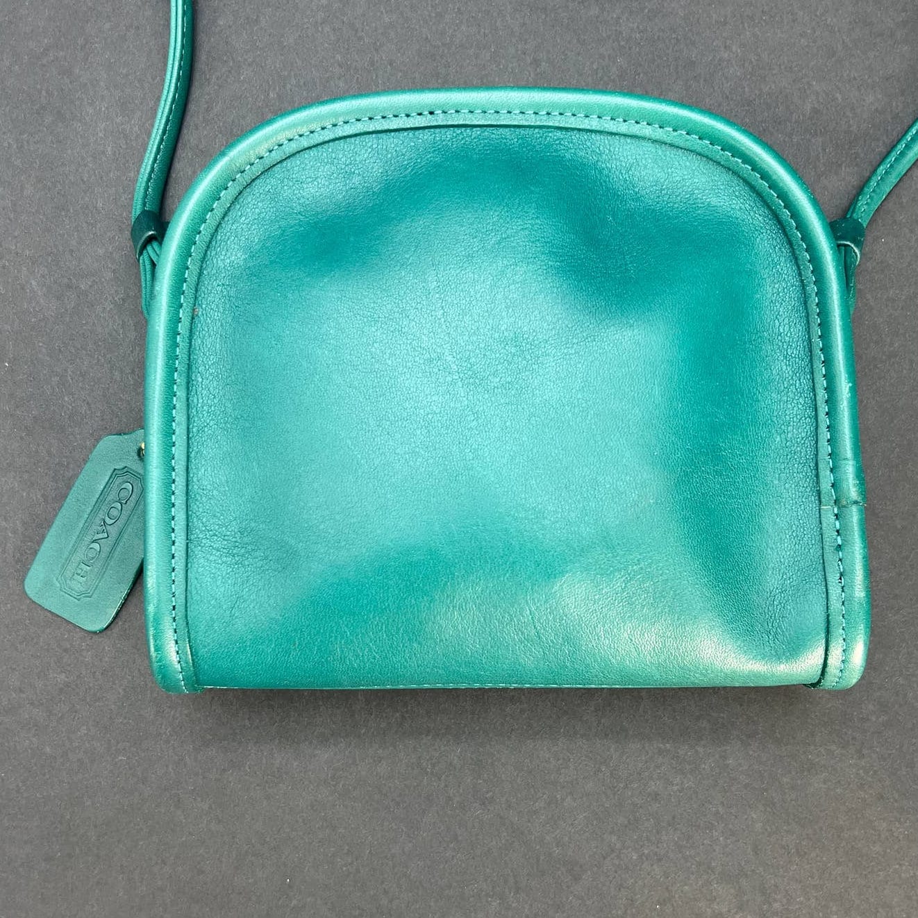 Vintage Coach Abbie Zip 9017 USA 1998 Jade