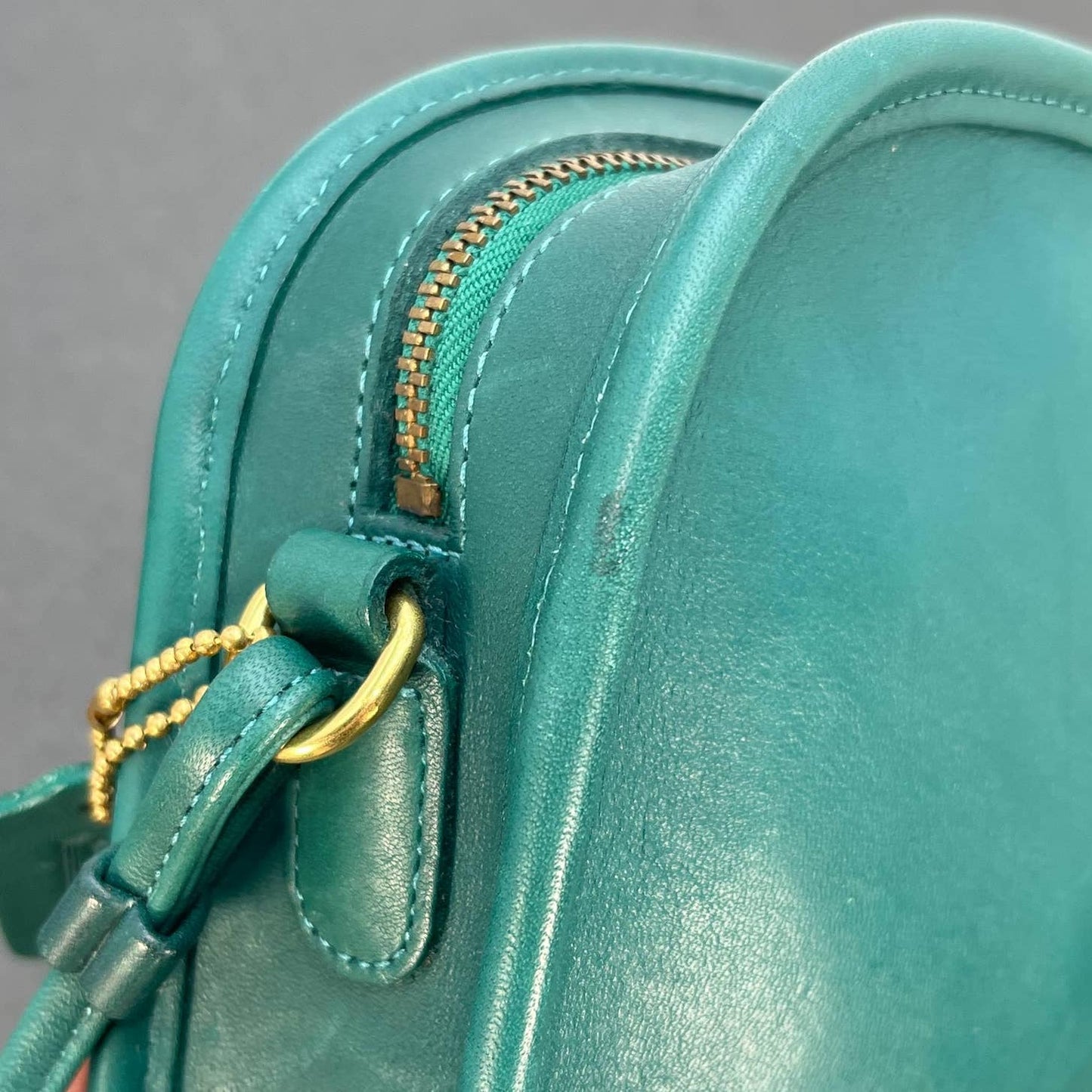Vintage Coach Abbie Zip 9017 USA 1998 Jade