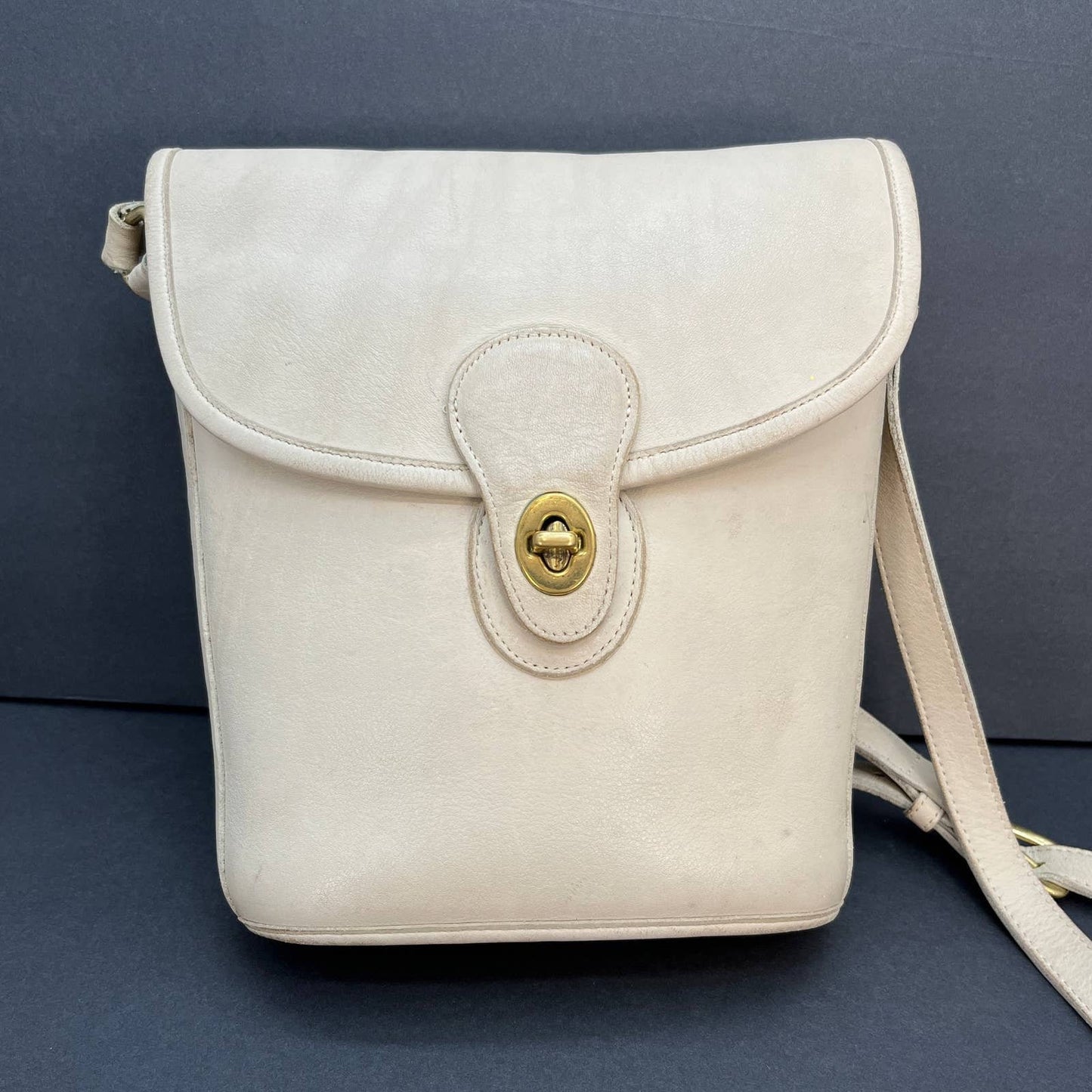 Vintage Coach Bradley Bucket Bag 9936 Bone USA 1995