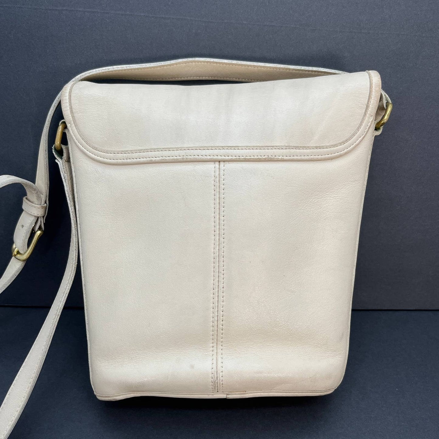 Vintage Coach Bradley Bucket Bag 9936 Bone USA 1995