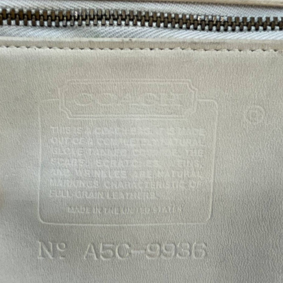 Vintage Coach Bradley Bucket Bag 9936 Bone USA 1995