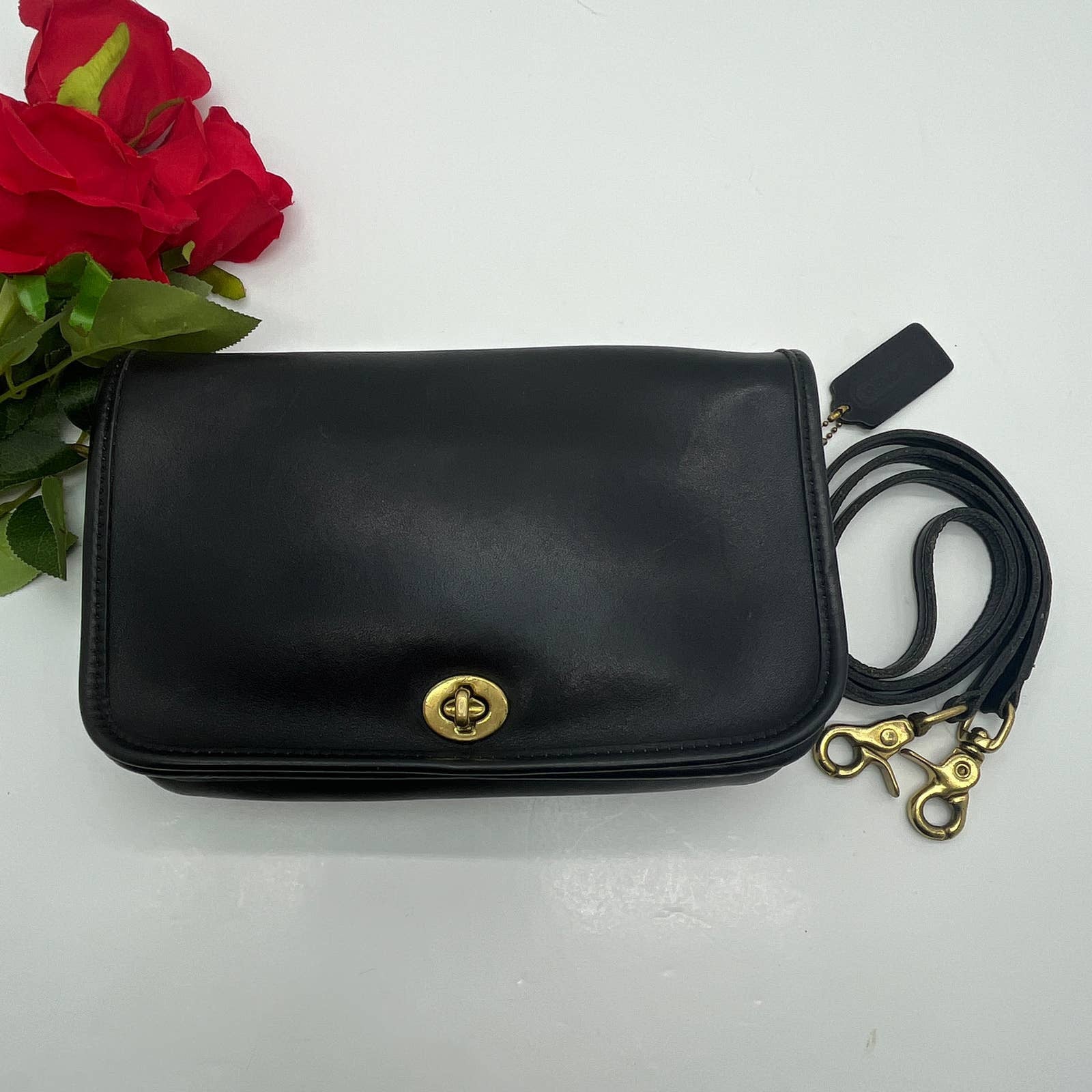 Leather Vintage orders Black Coach Purse