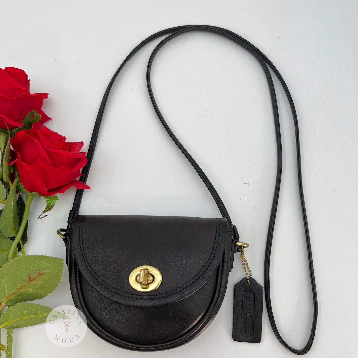 Vintage Coach Mini Watson Bag 6606 Black 2002