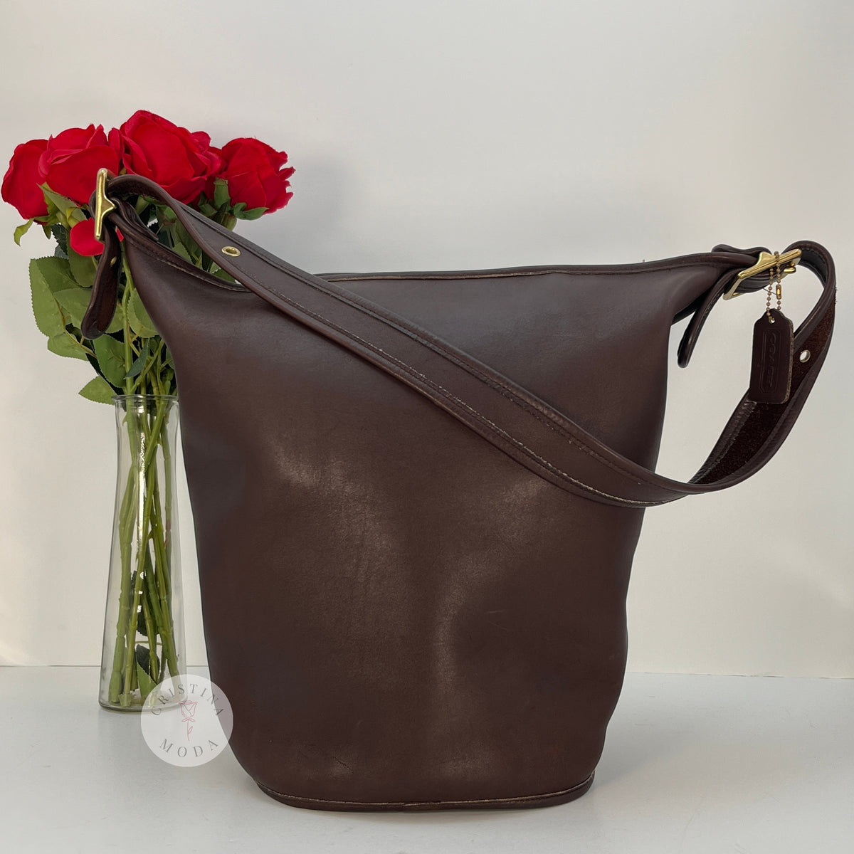 Vintage Coach Duffle Sac 9085 Mahogany 1998 Costa Rica – Cristina 