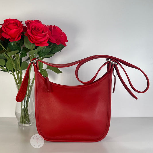 Vintage Coach Janice Legacy Bag 9950 Red 2006