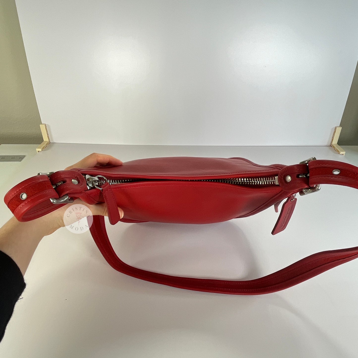 Vintage Coach Janice Legacy Bag 9950 Red 2006