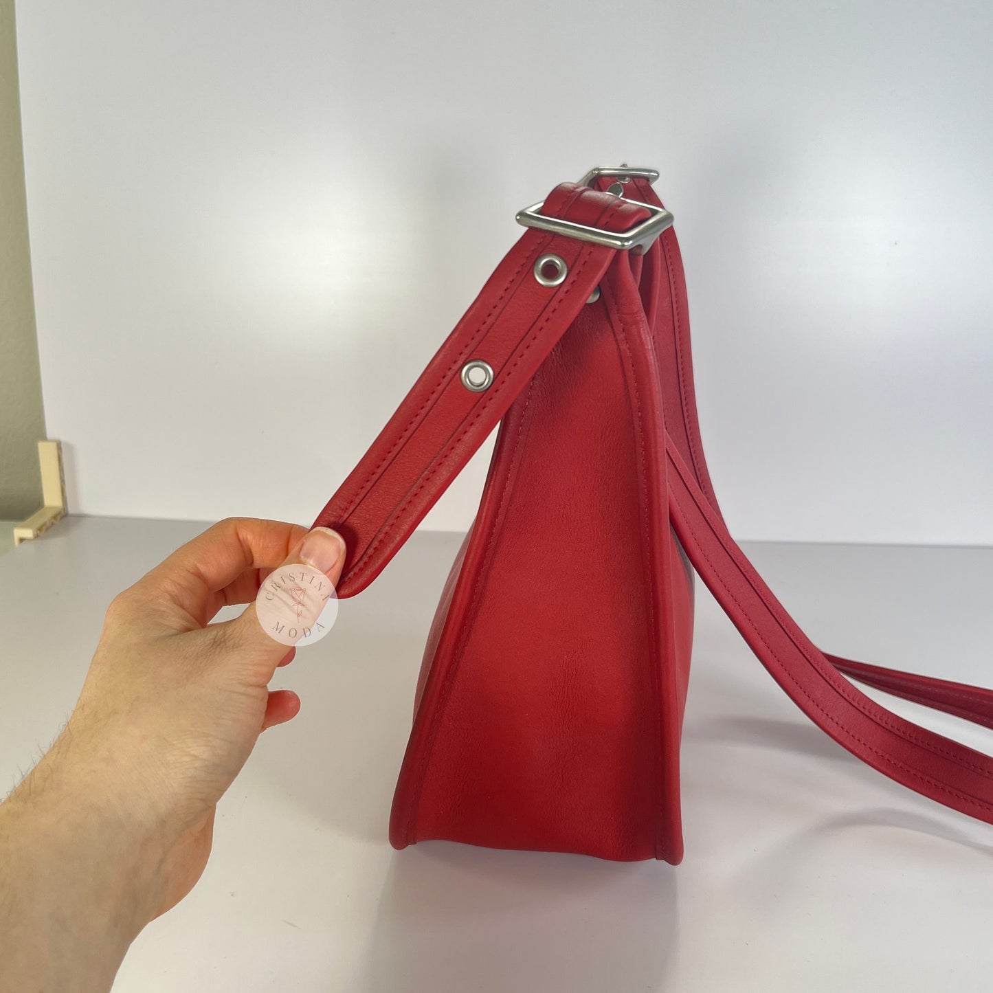 Vintage Coach Janice Legacy Bag 9950 Red 2006