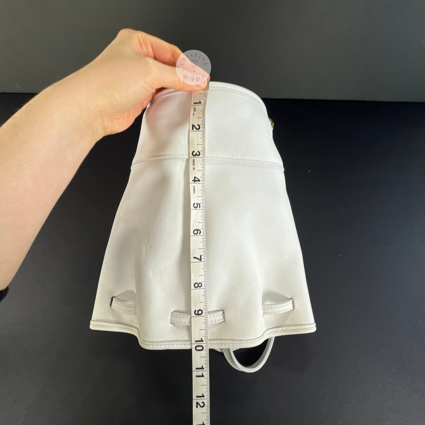 NEW Vintage Coach Bixby Sling Bag 9984 White 1996 USA