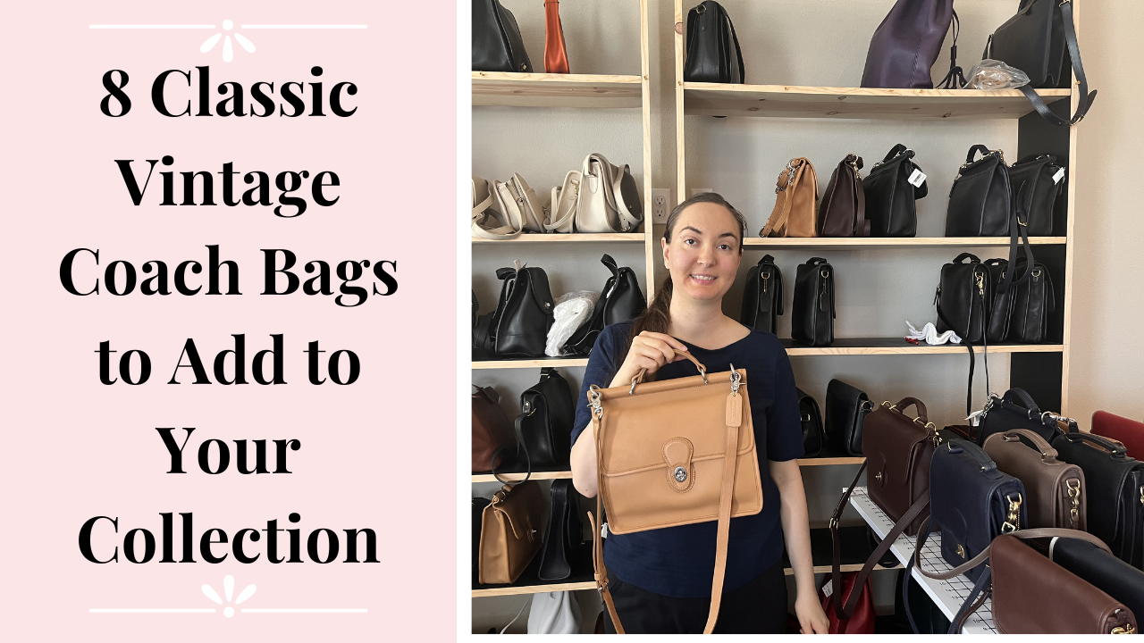 Load video: 8 Classic Vintage Coach Bags to Add to Your Collection