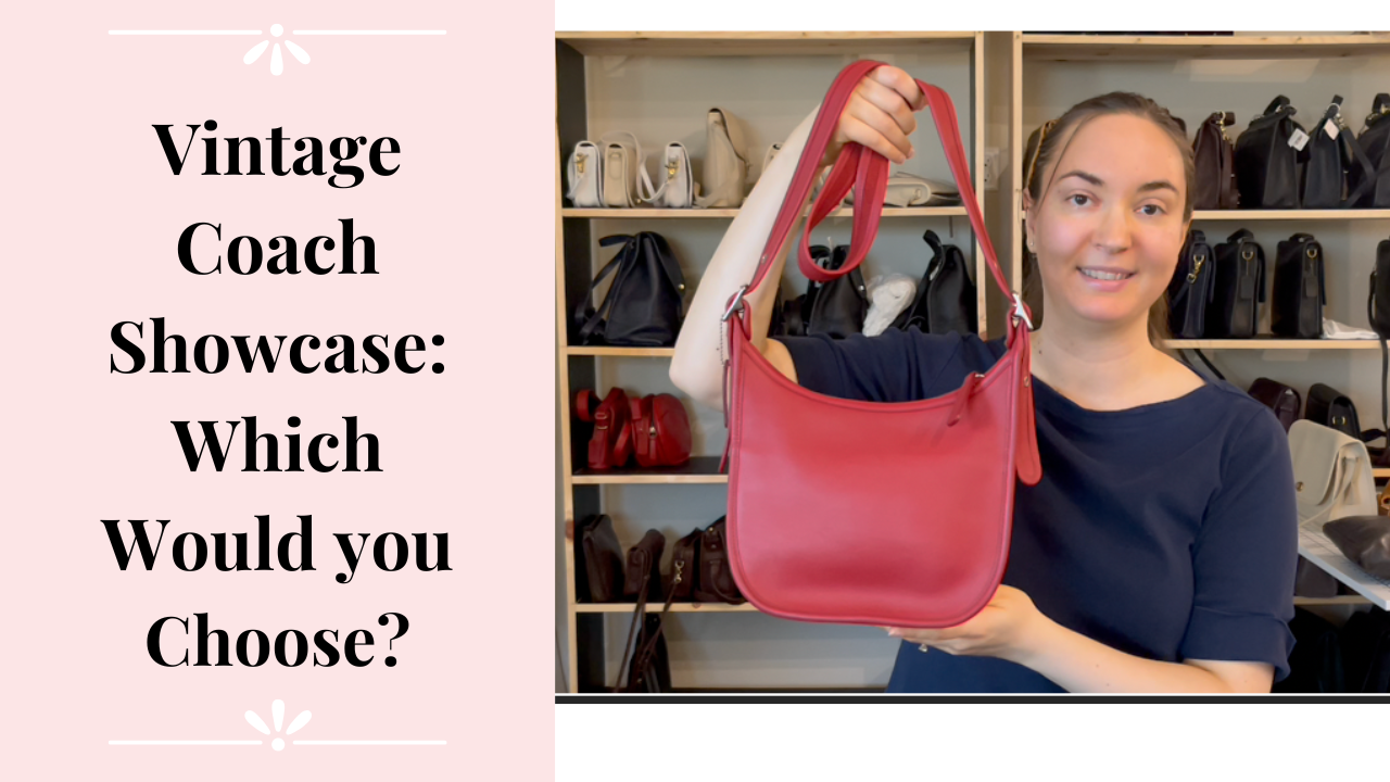 Load video: 8 Classic Vintage Coach Bags to Add to Your Collection
