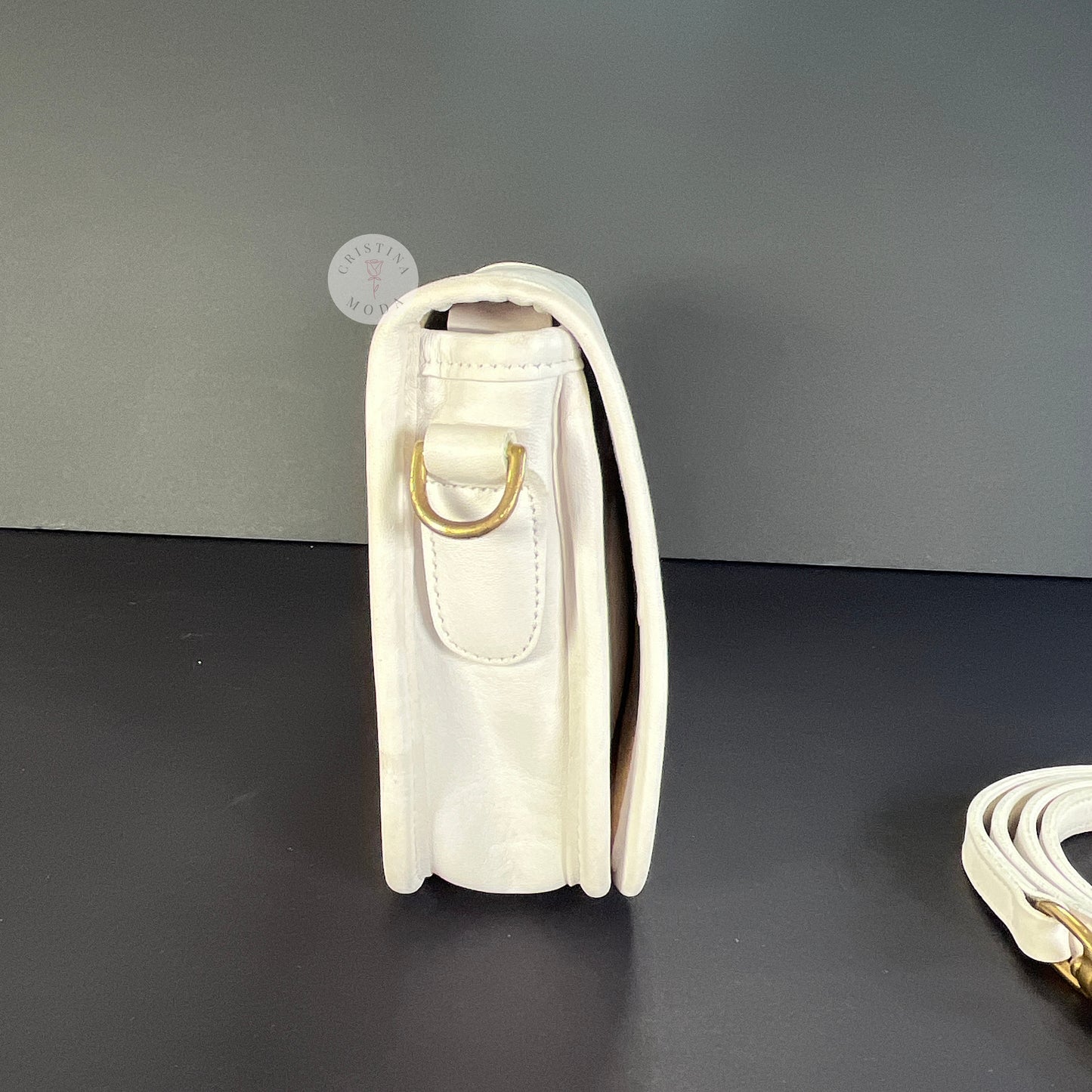Vintage Coach Pocket Purse 9755 White USA 1995