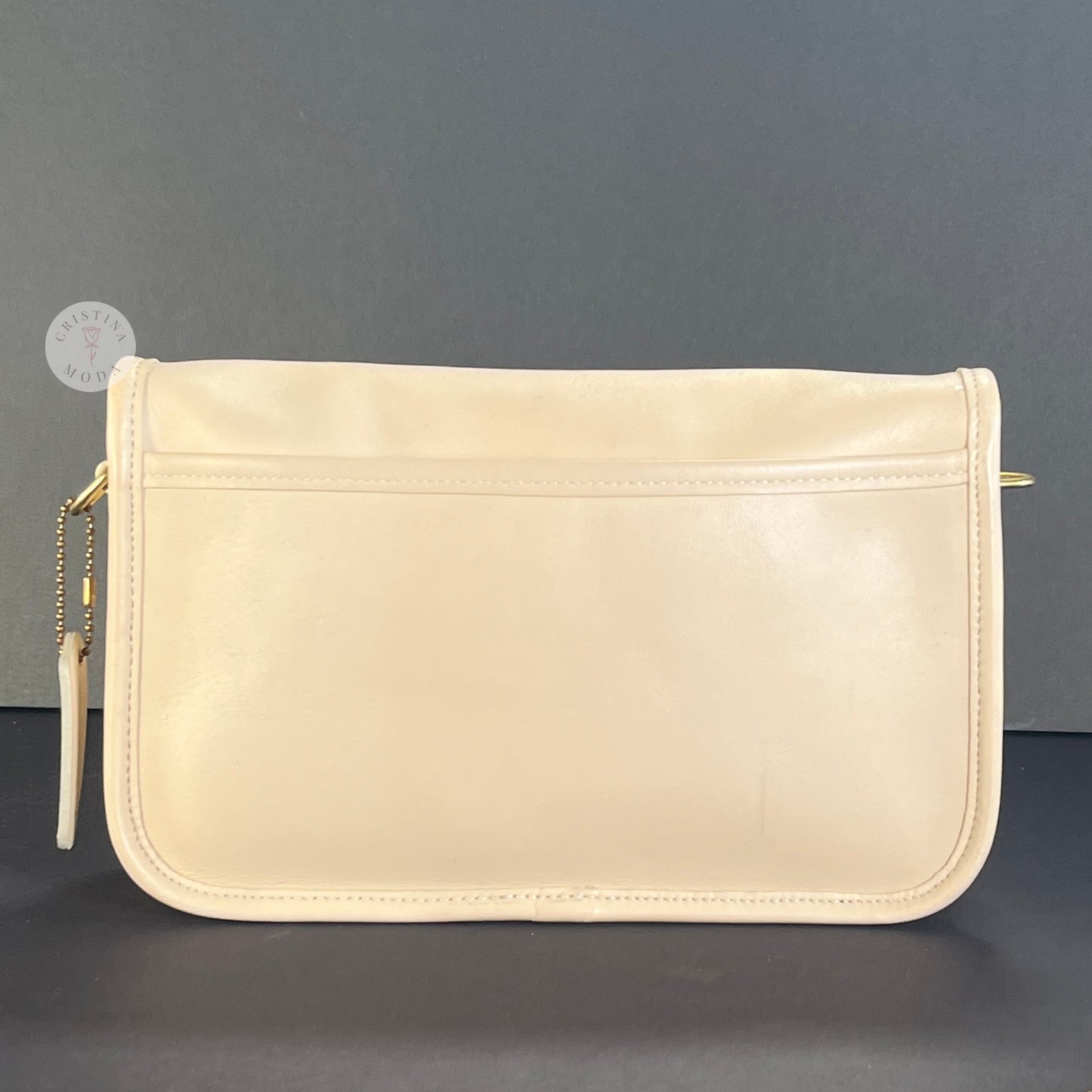 Vintage Coach Pocket Purse 9755 Bone 2001 Costa Rica