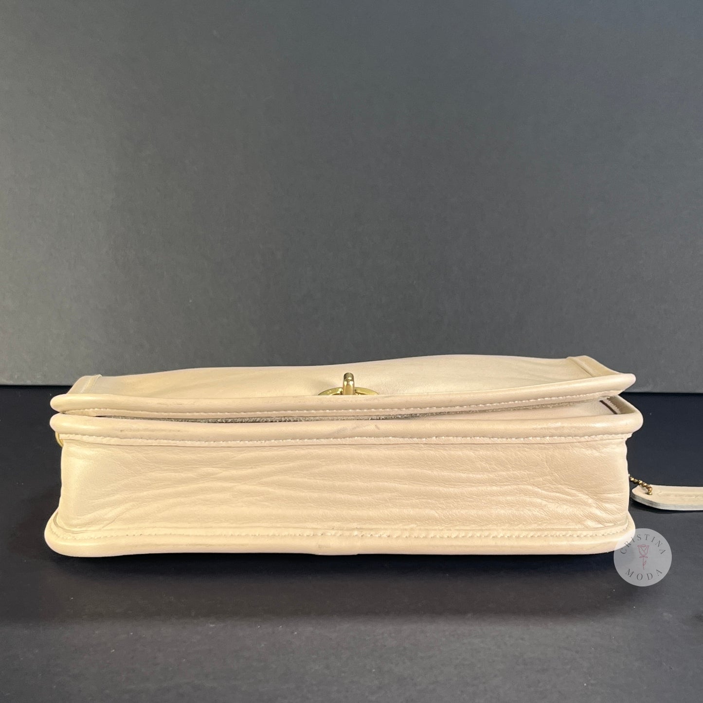 Vintage Coach Pocket Purse 9755 Bone 2001 Costa Rica
