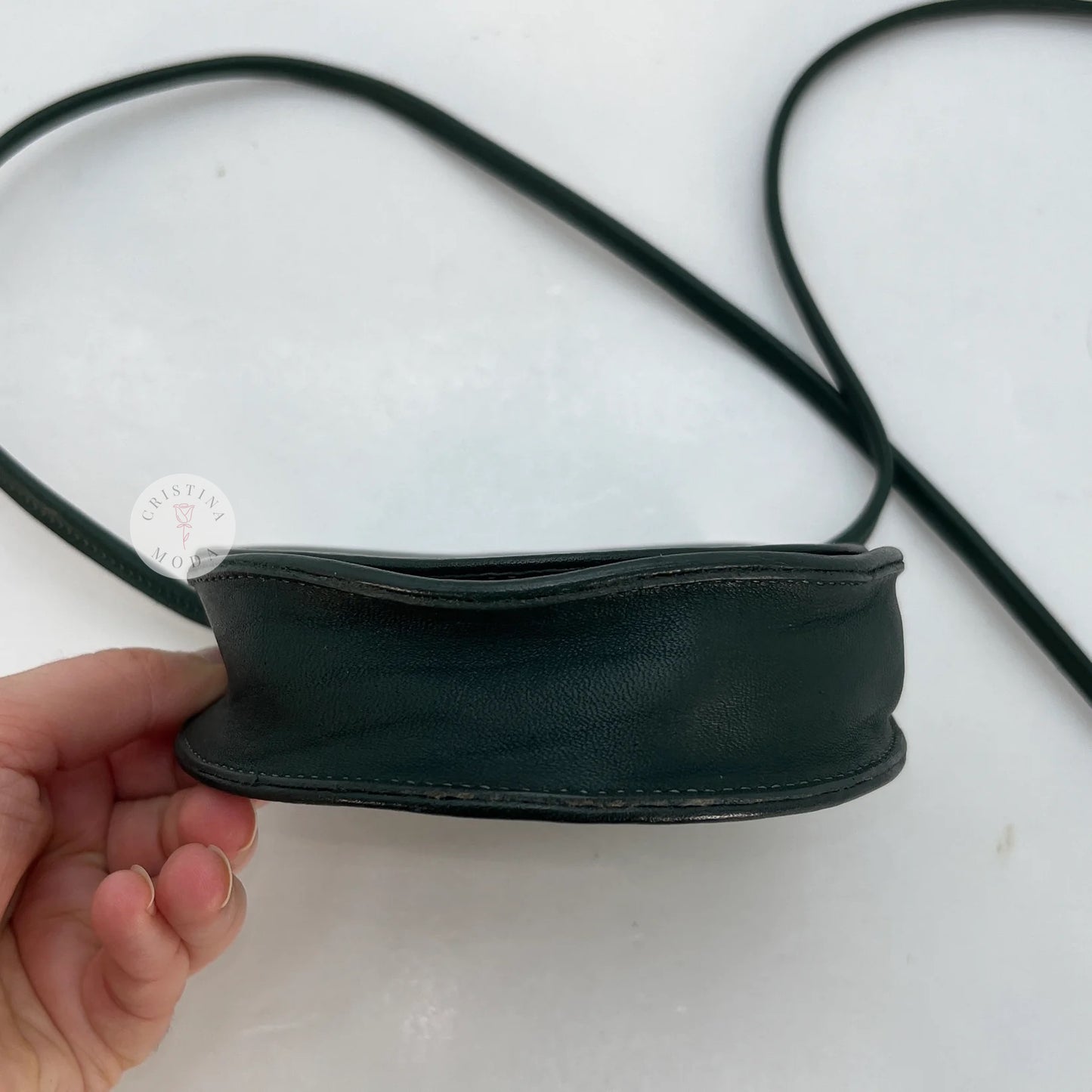 Vintage Coach Horseshoe Belt Bag 4857 Bottle Green