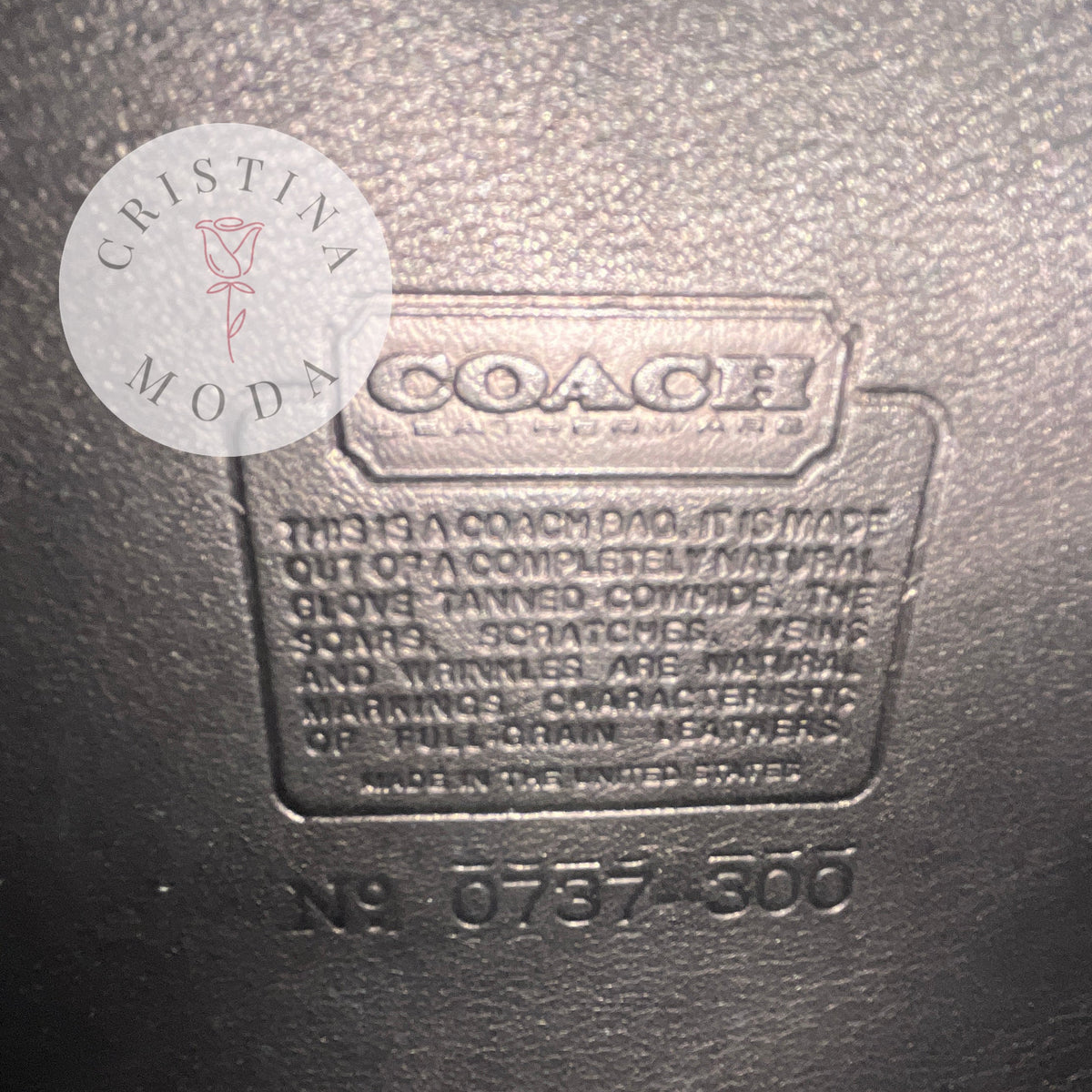 Vintage Coach Lindsay Bag 9888 USA Black