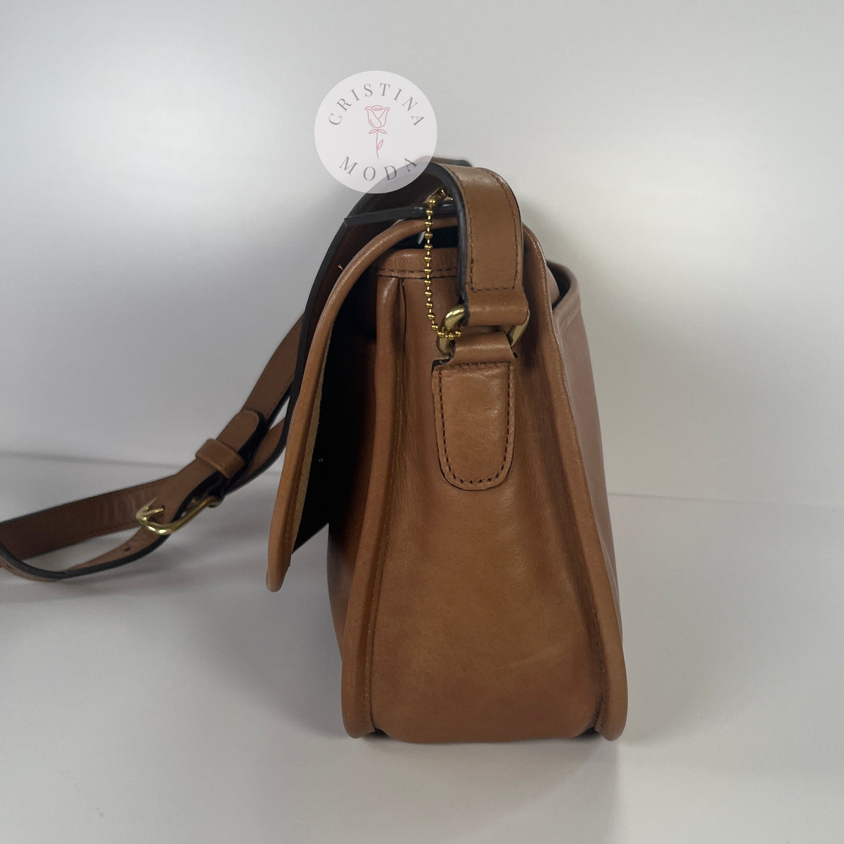 Vintage Coach City Bag 9790 Hand Burnished Leather 2003