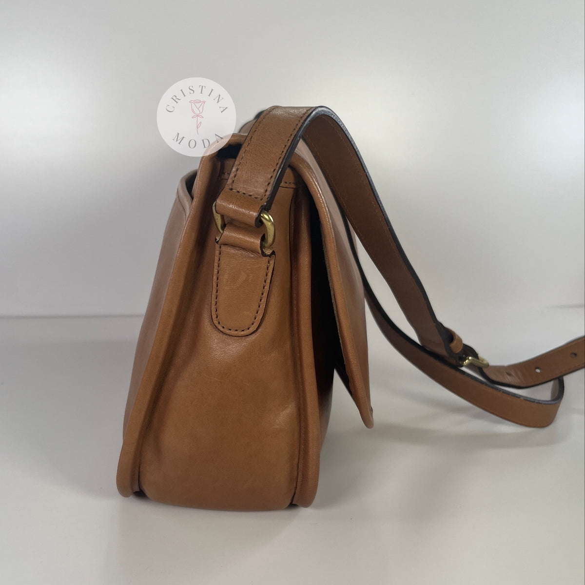 Vintage Coach City Bag 9790 Hand Burnished Leather 2003