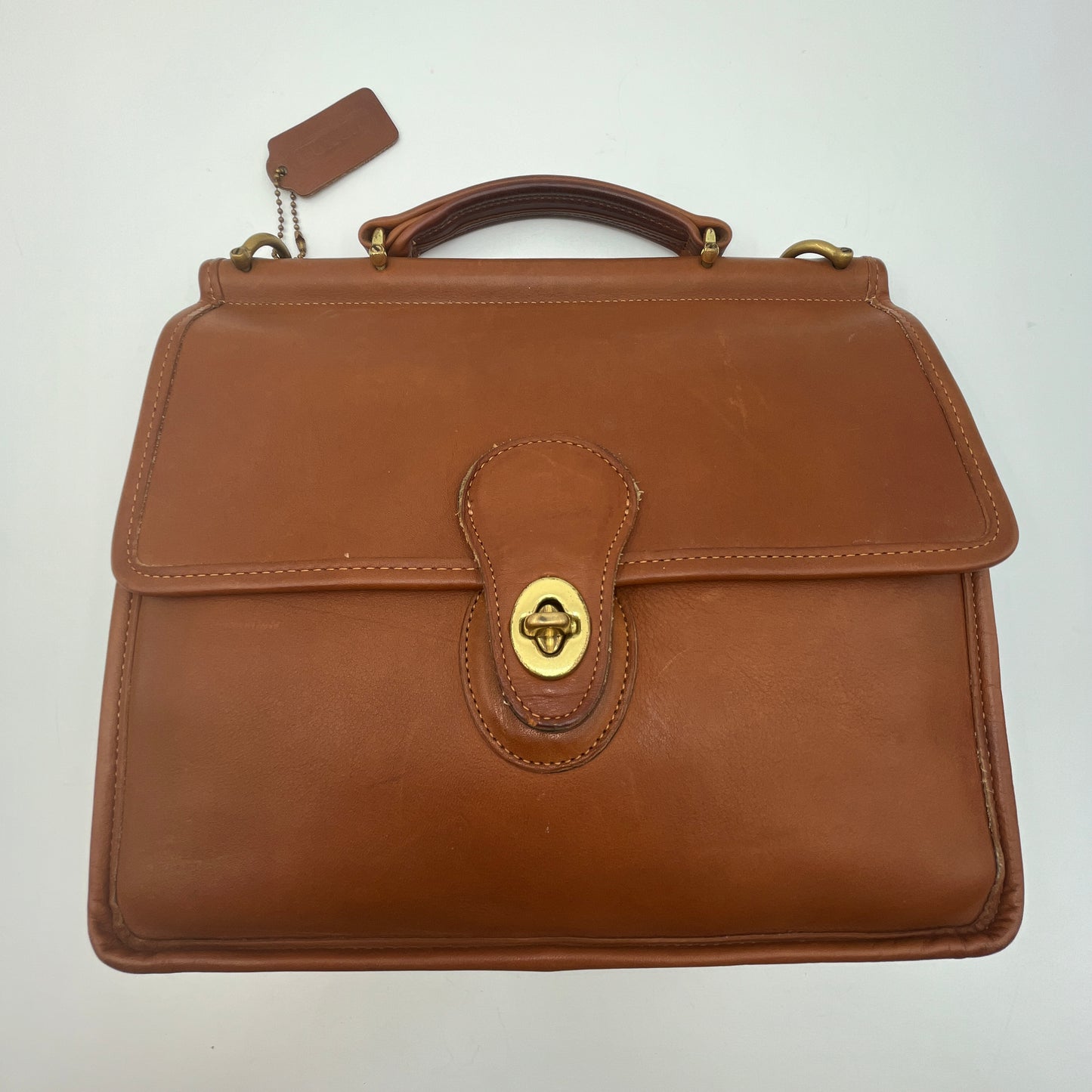 Vintage Coach Willis Bag 9927 British Tan USA