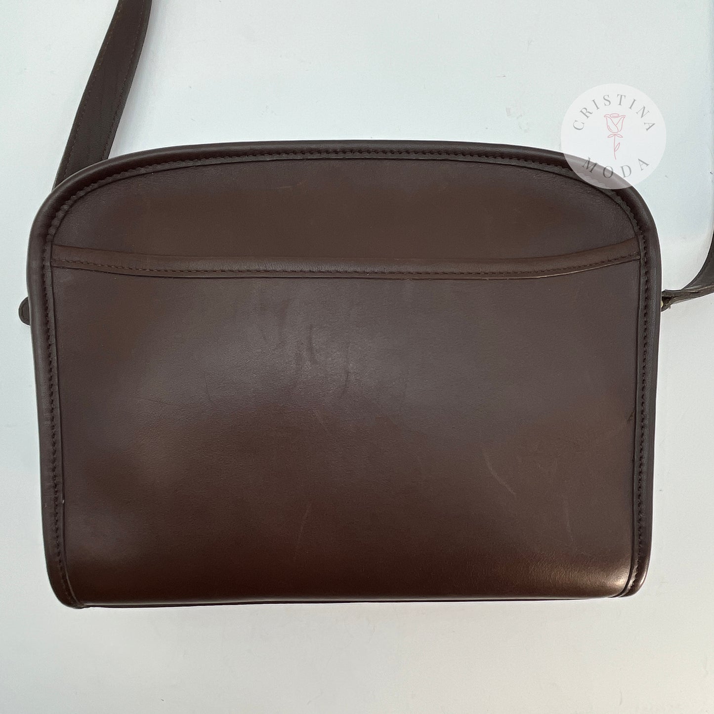 Vintage Coach Metropolis Zip Bag 9087 Mahogany USA 1997