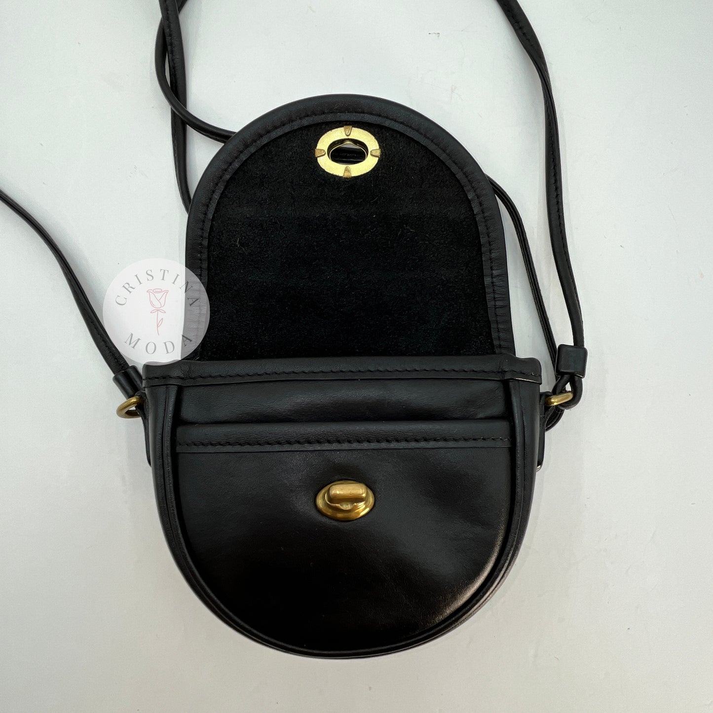 Vintage Coach Mini Watson Bag 6606 Black 2002