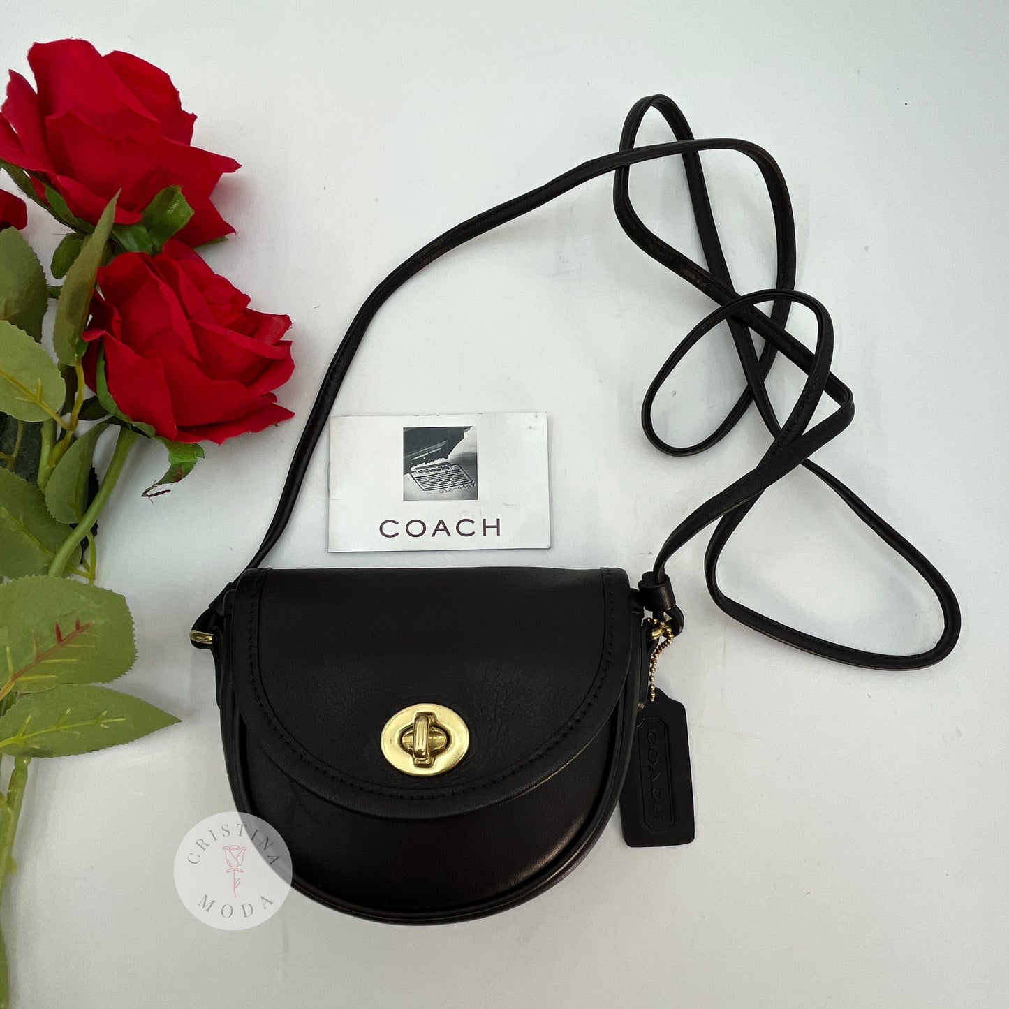 Vintage Coach Mini Watson Bag 6606 Black 2002