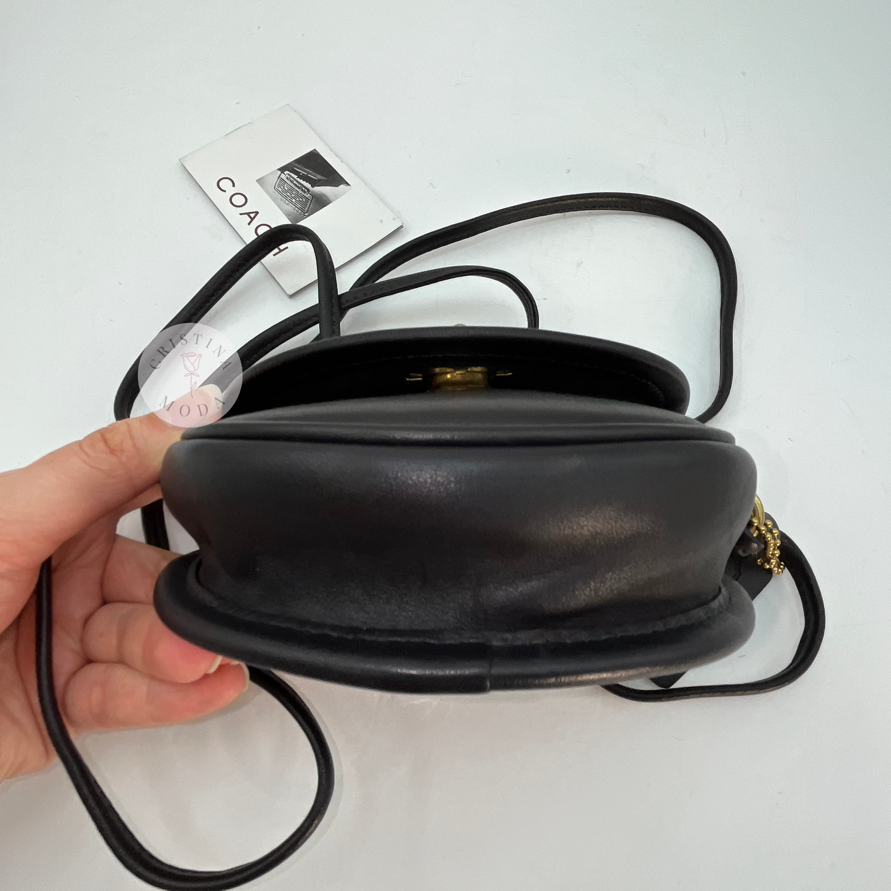 Vintage Coach Mini Watson Bag 6606 Black 2002 – Cristina Moda Vintage