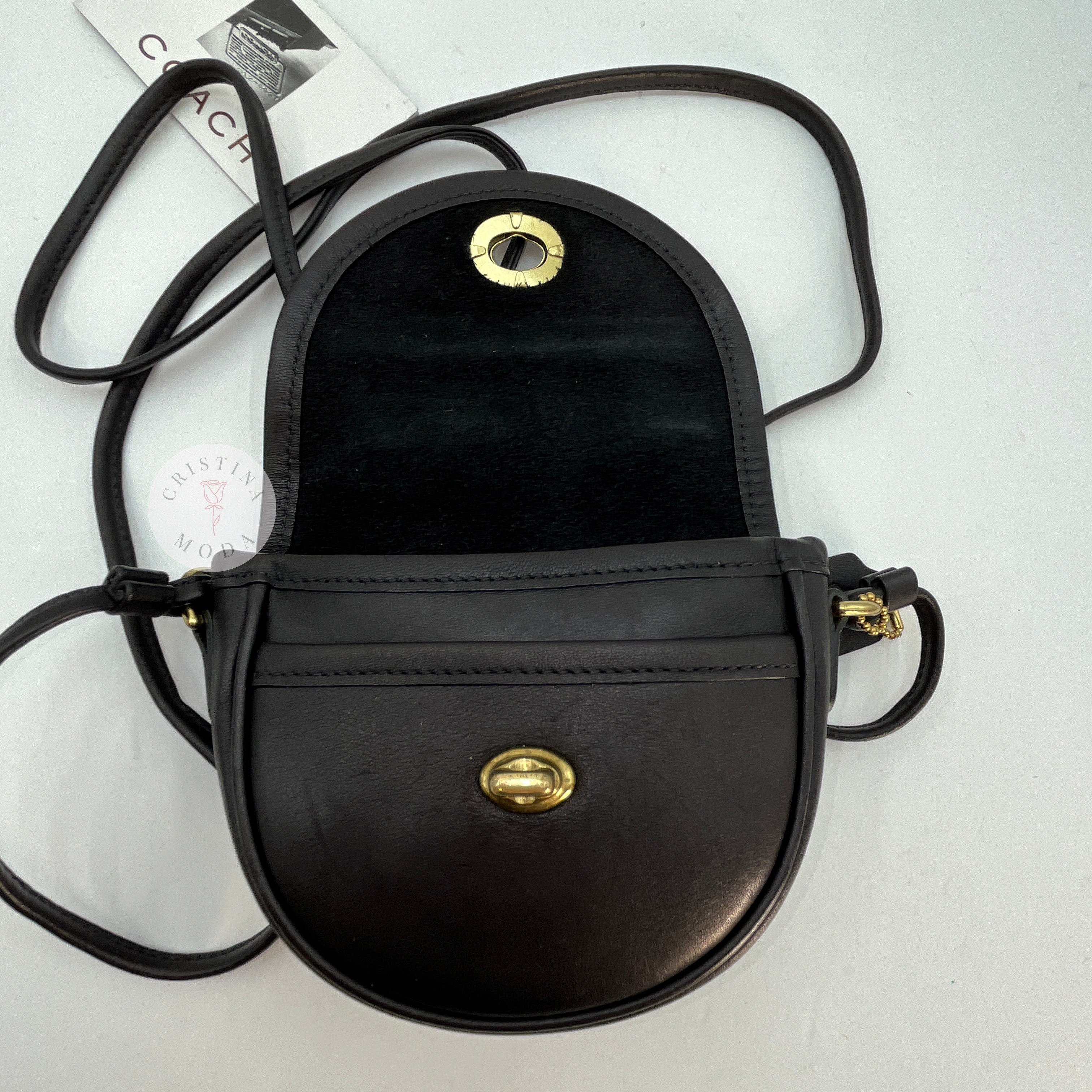 Old coach bag mini - Gem vintage coach old mini boston black 2116