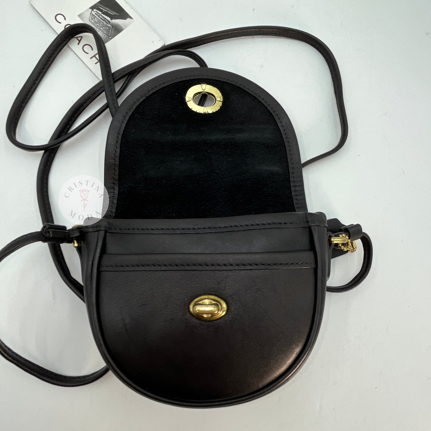 Vintage Coach Mini Watson Bag 6606 Black 2002