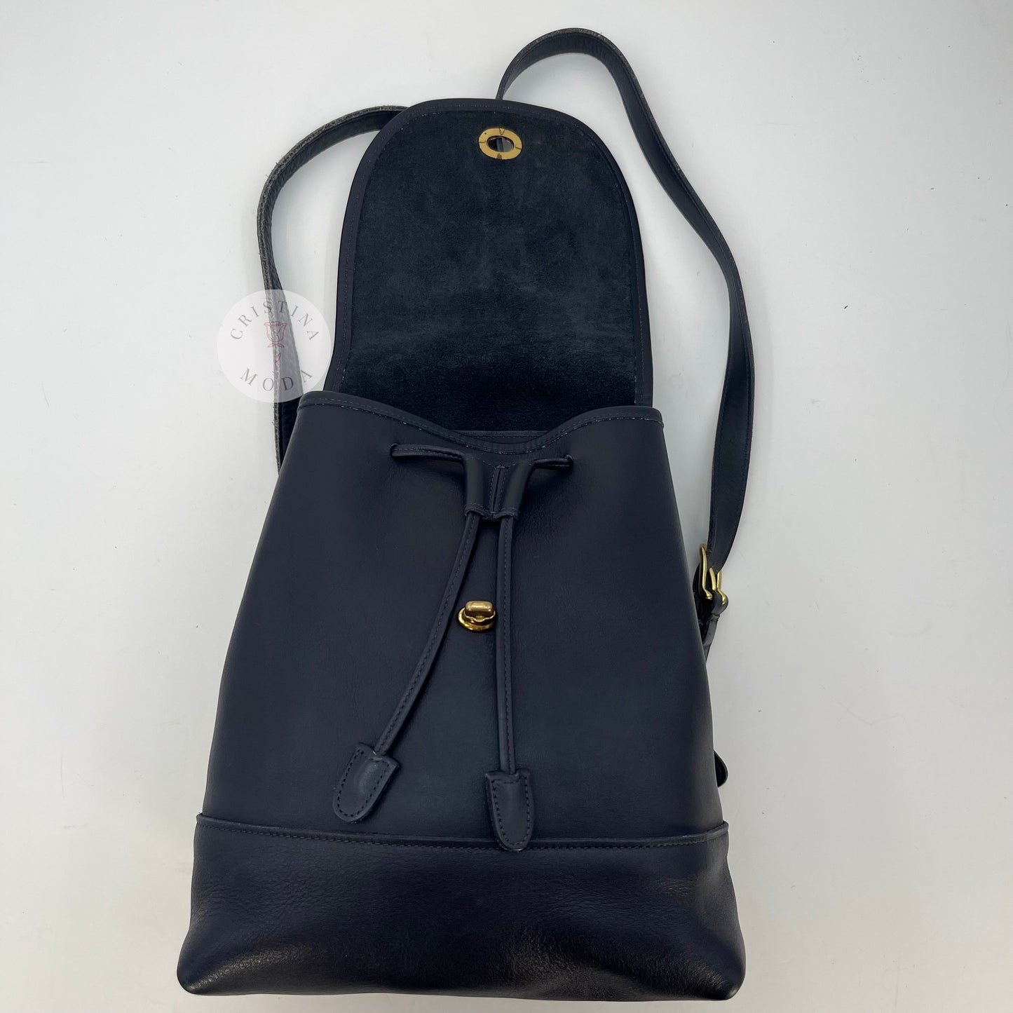 Vintage Coach Large Daypack Backpack 9791 Navy 1998 Costa Rica