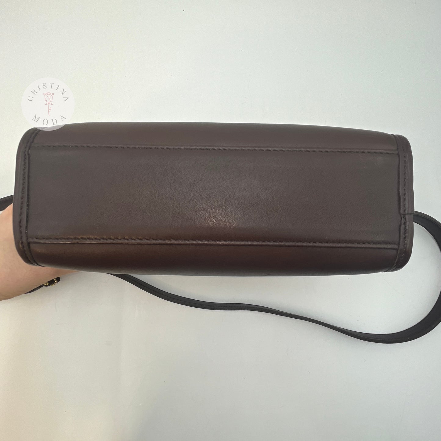 Vintage Coach Metropolis Zip Bag 9087 Mahogany USA 1997