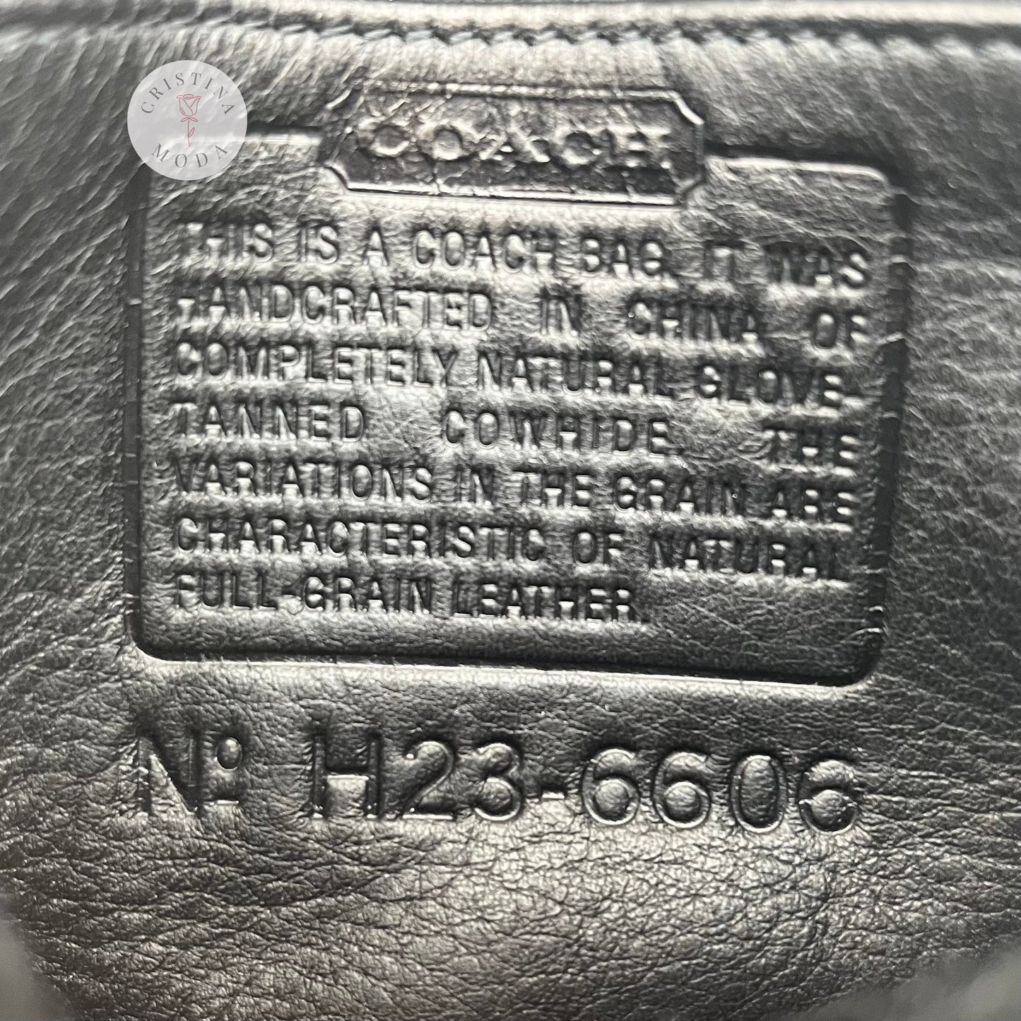 Vintage Coach Mini Watson Bag 6606 Black 2002