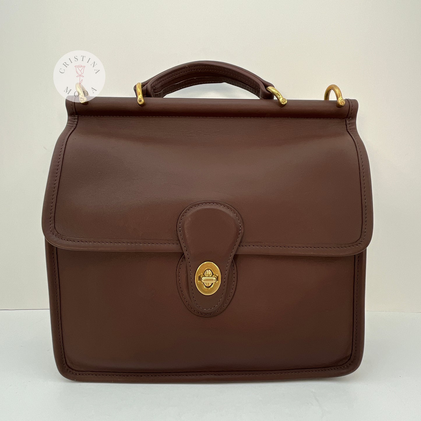 NEW Vintage Coach Willis Bag 9927 Mahogany Brown 2001