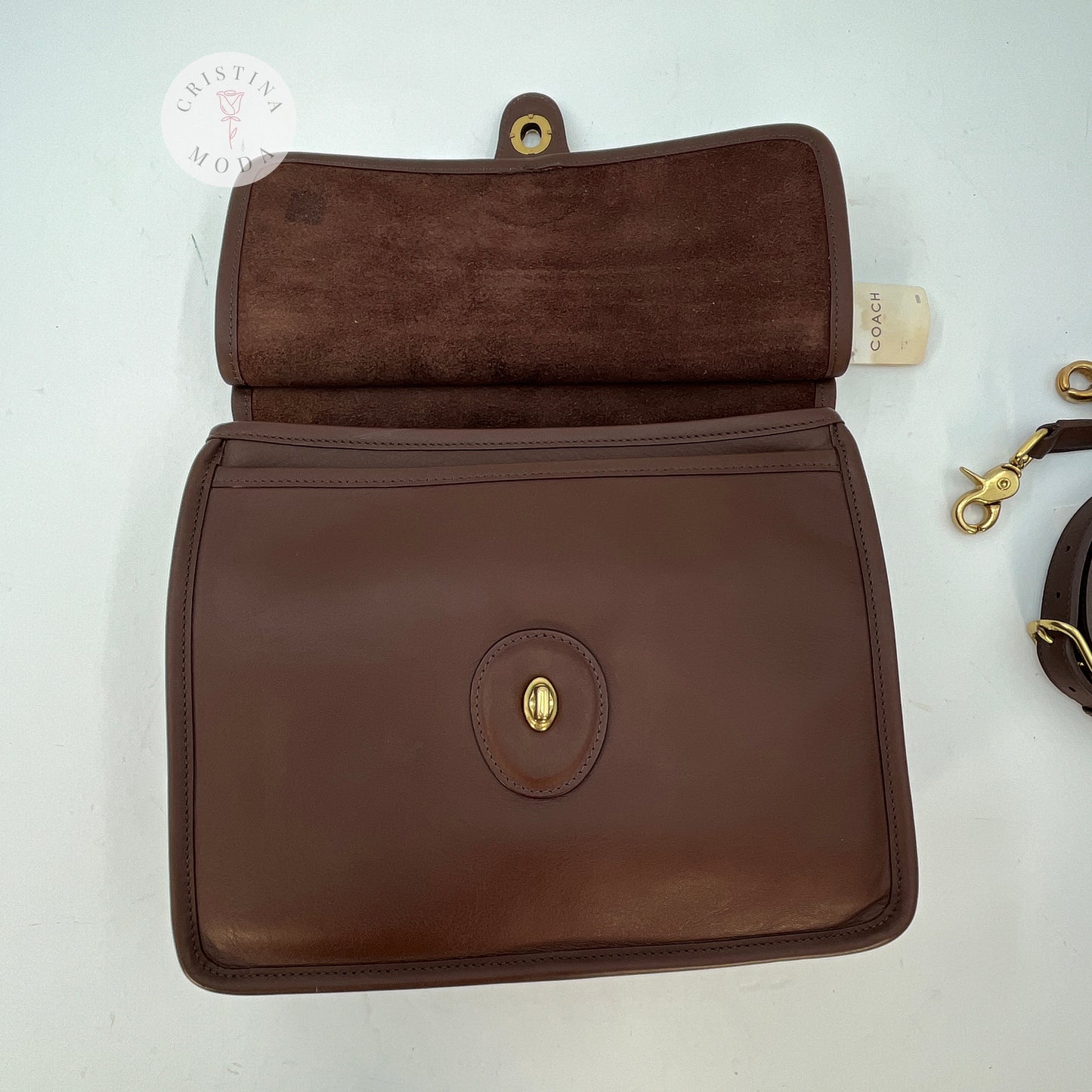 NEW Vintage Coach Willis Bag 9927 Mahogany Brown 2001