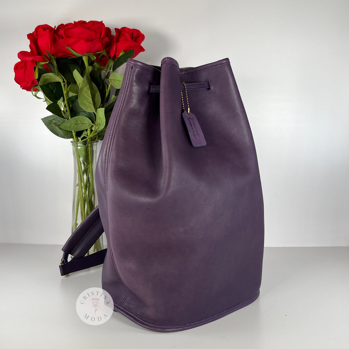 Vintage Coach The Sling 9929 Purple USA 1990
