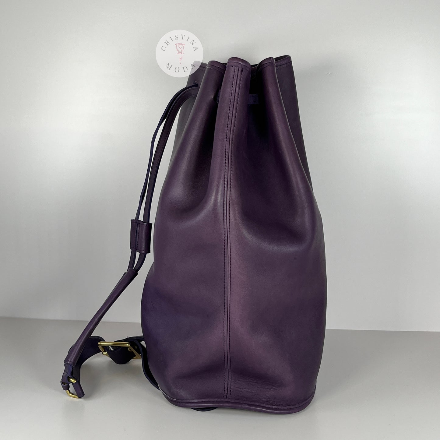 Vintage Coach The Sling 9929 Purple USA 1990's