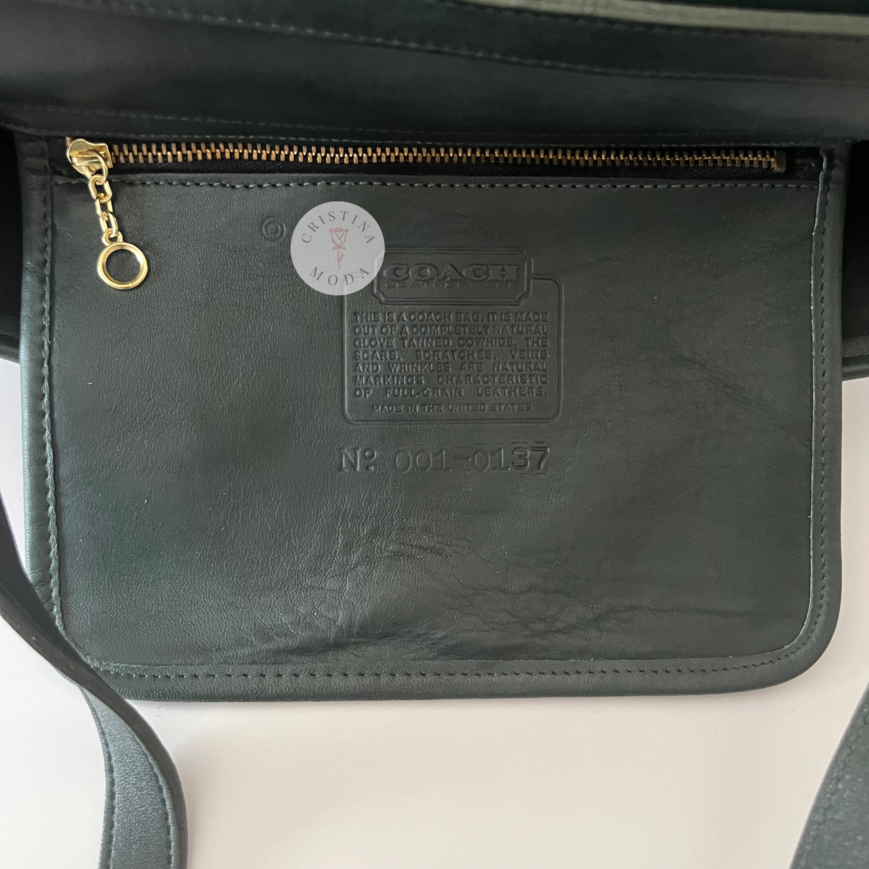 Vintage Coach Avenue Bag 9886 Forest Green USA 1990's Vintage Coach Avenue Bag 9886 Forest Green USA 1990's