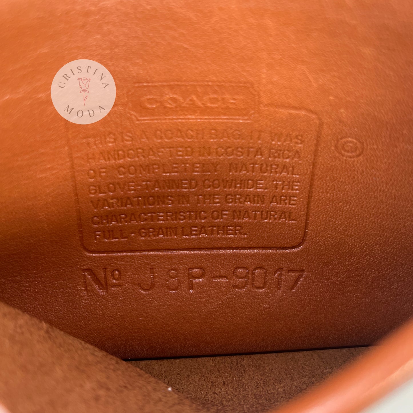 Vintage Coach Abbie Zip 9017 British Tan 1998 Costa Rica