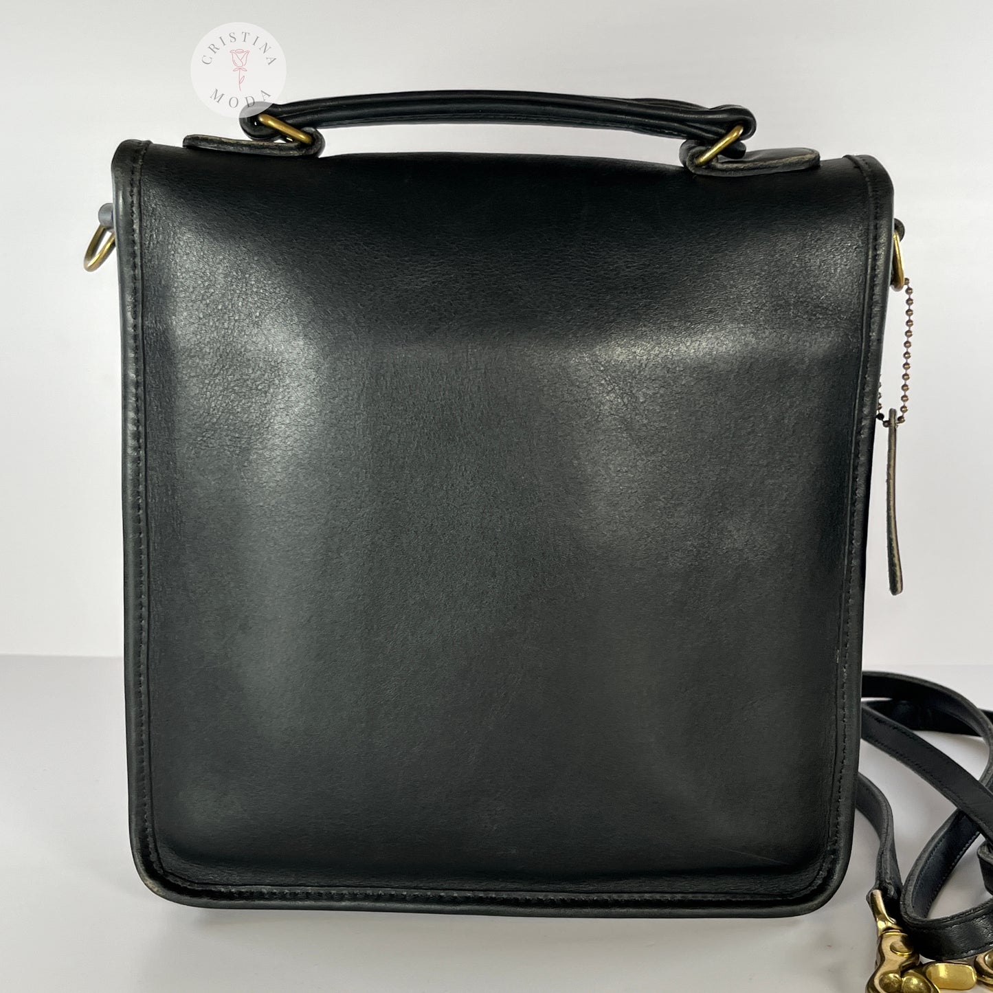 Vintage Coach Station Bag 5130 Black USA