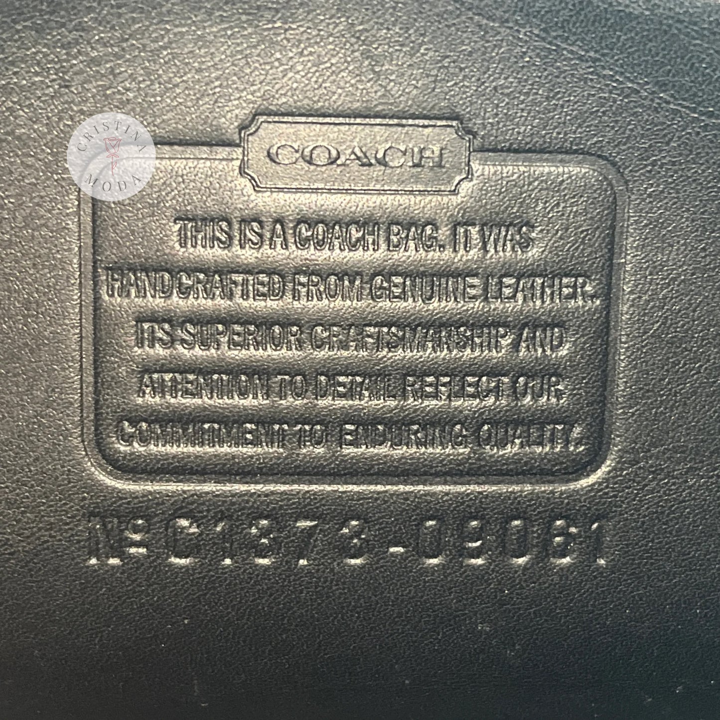 Coach Rambler's Legacy Bag 9061 Black 2013