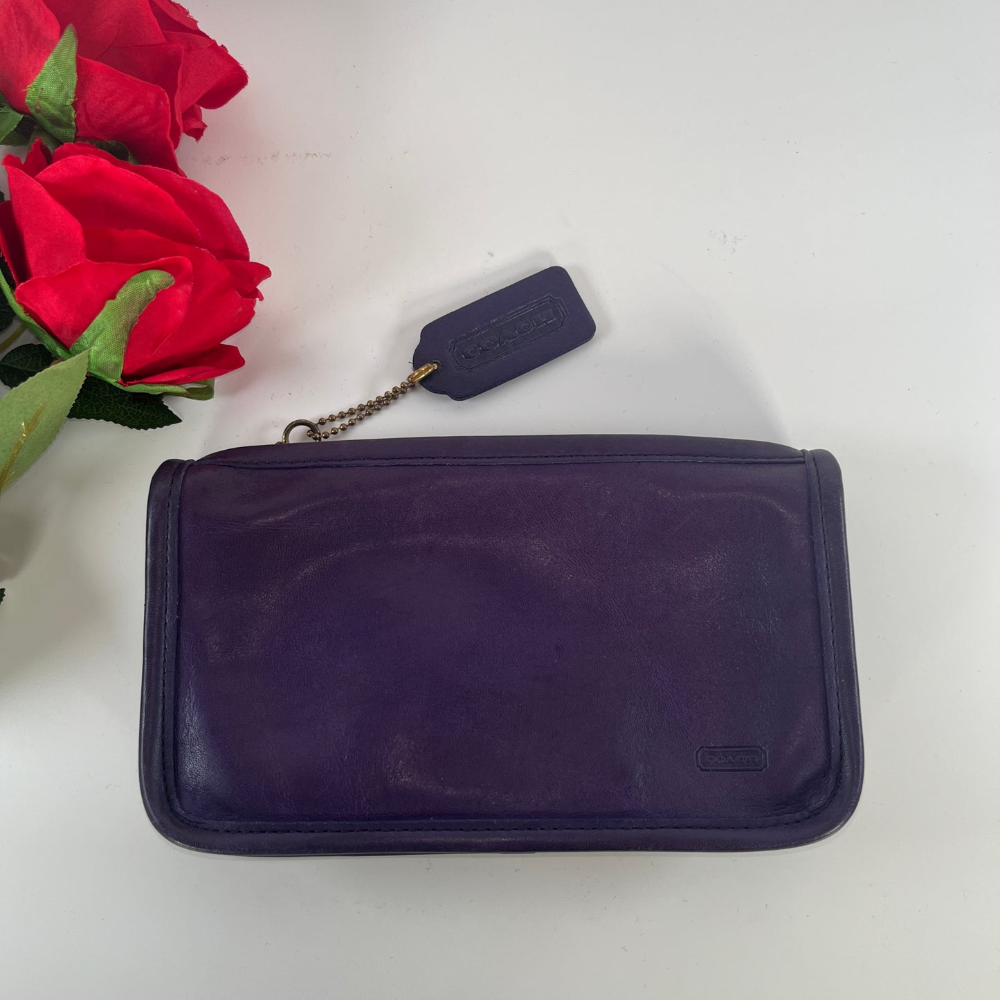 Vintage Coach Chunky Case 7165 Purple