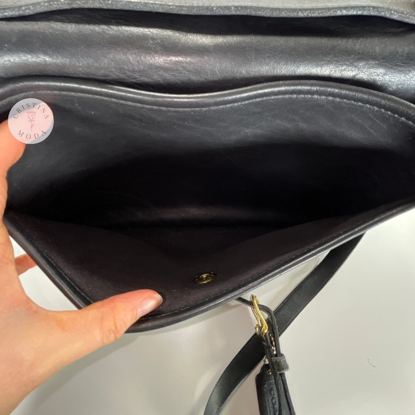 Vintage Coach Avenue Bag 9886 Black USA 1990s