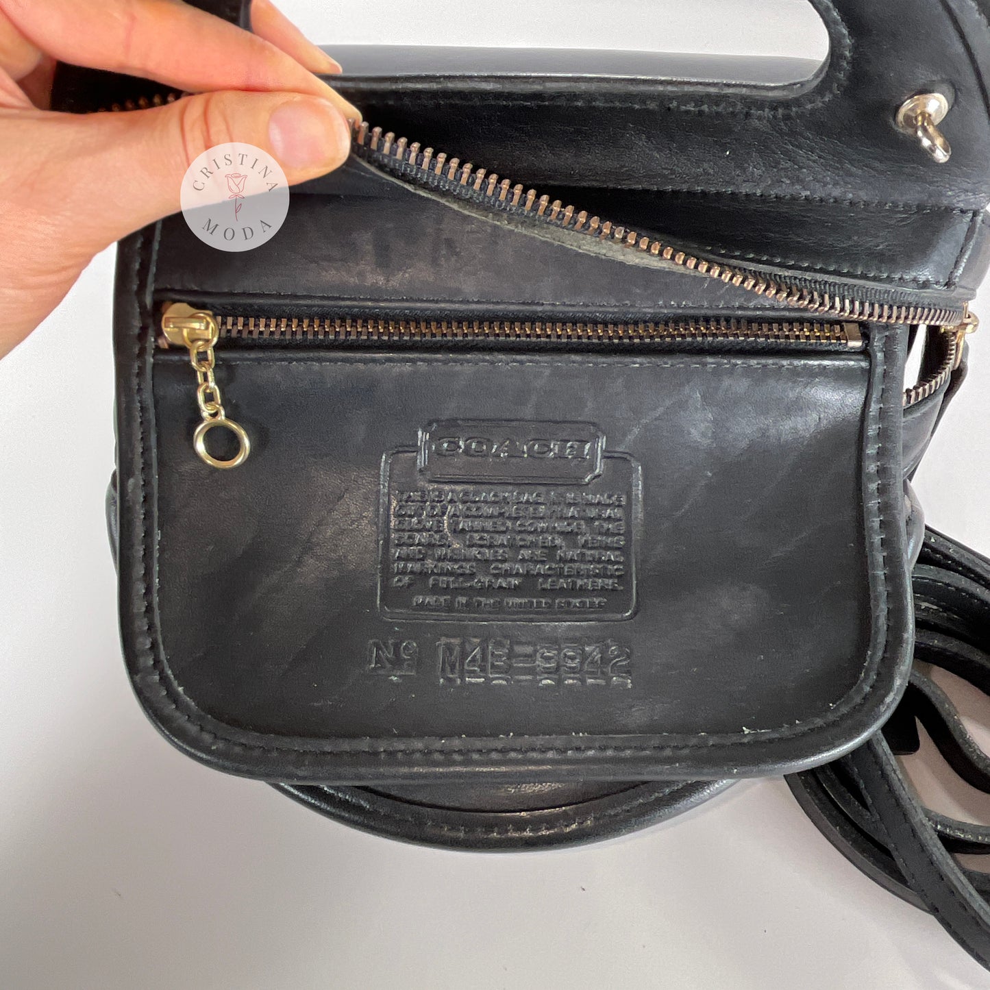 Vintage Coach Carousel Bag 9942 Black USA 1994