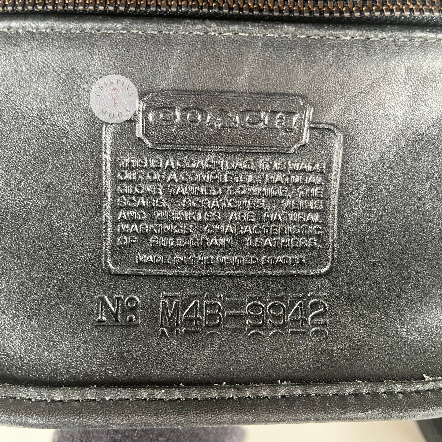 Vintage Coach Carousel Bag 9942 Black USA 1994