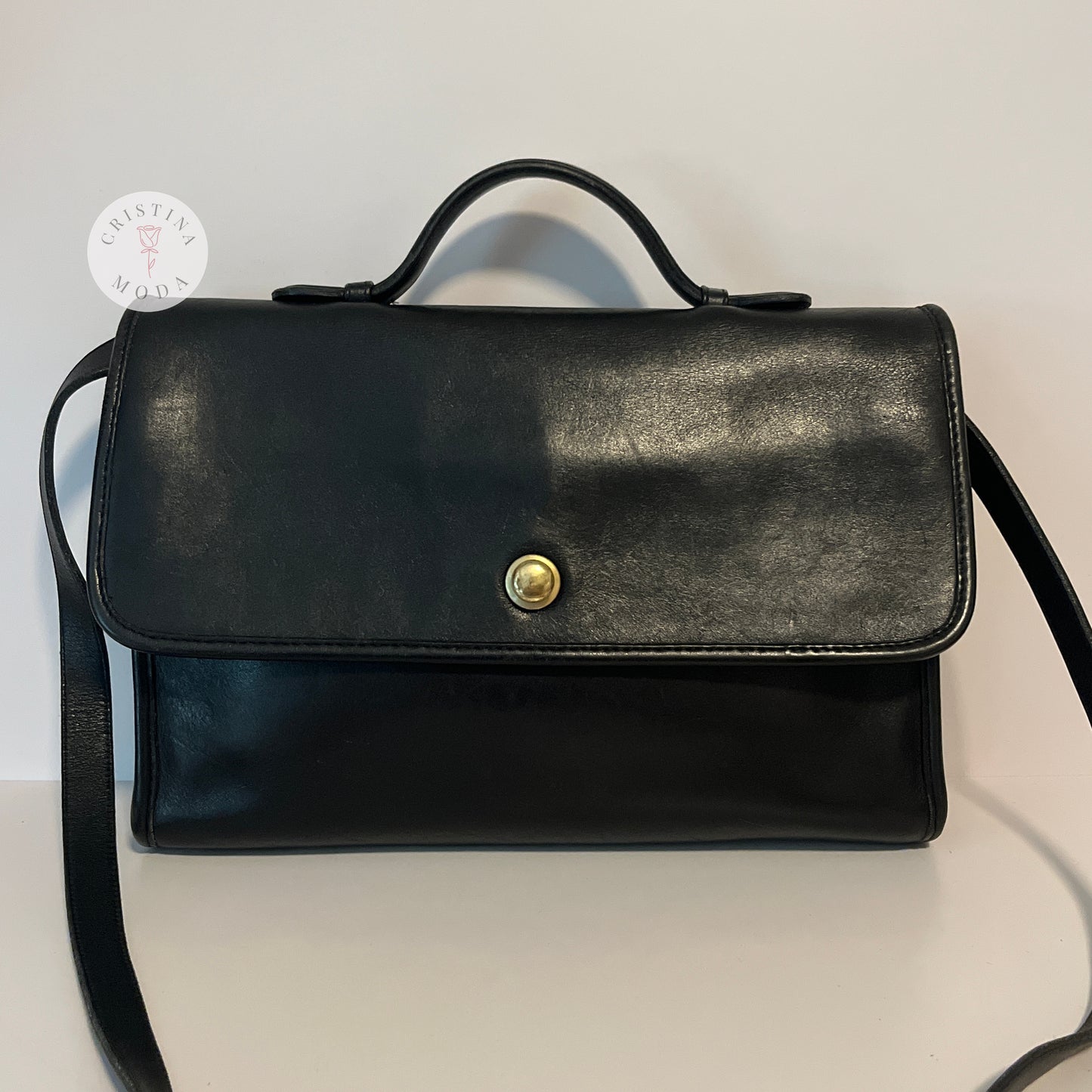 Vintage Coach Avenue Bag 9886 Black USA 1990s